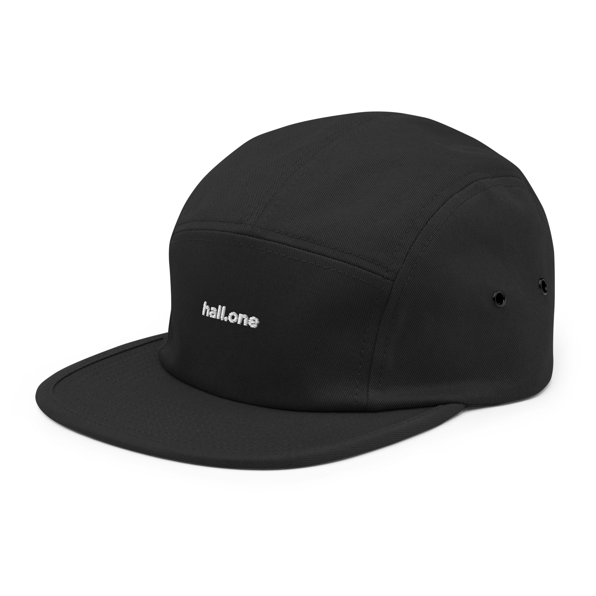 Five-Panel-Cap: Schirm-Cap mit Logo - Hall.one