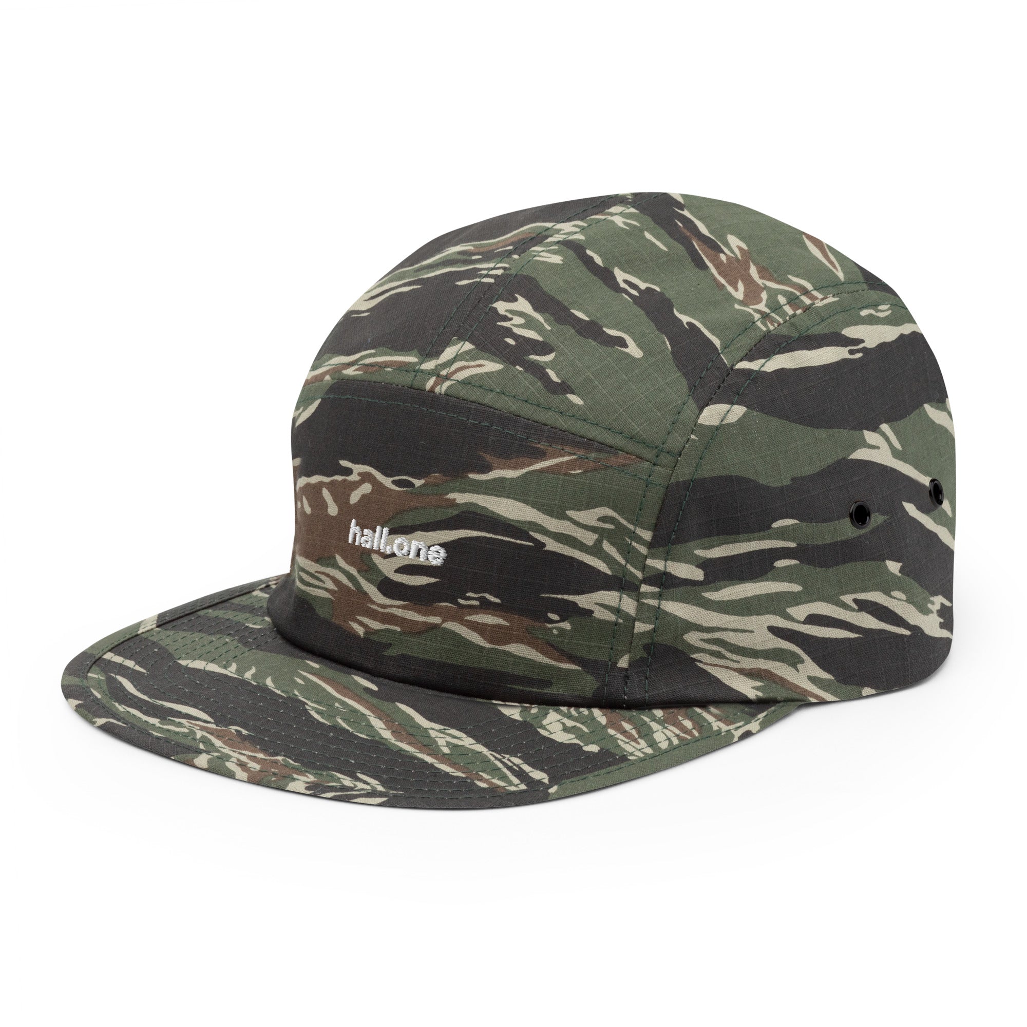 Five-Panel-Cap: Schirm-Cap mit Logo - Hall.one