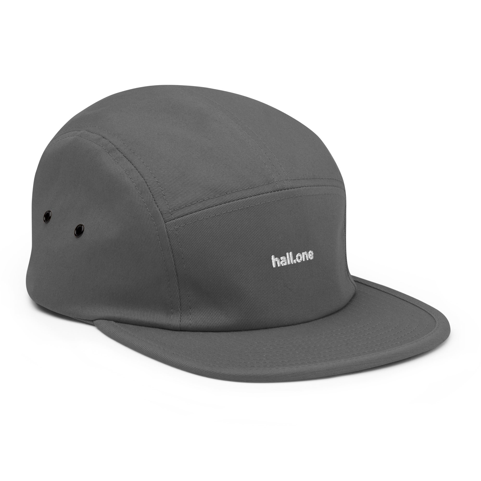 Five-Panel-Cap: Schirm-Cap mit Logo - Hall.one