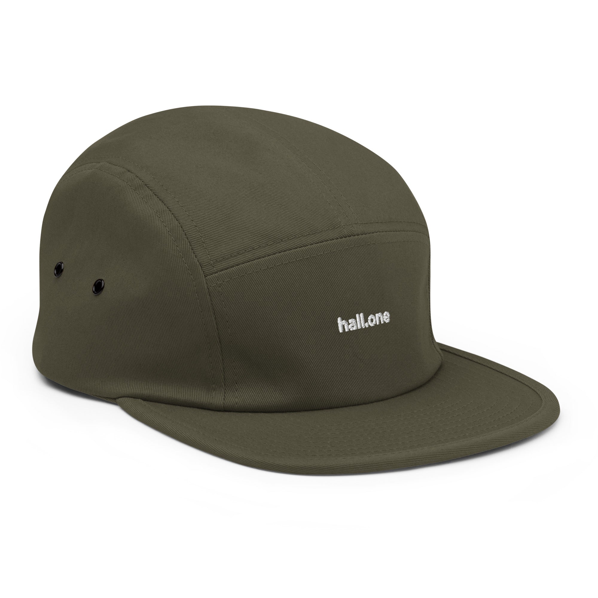 Five-Panel-Cap: Schirm-Cap mit Logo - Hall.one