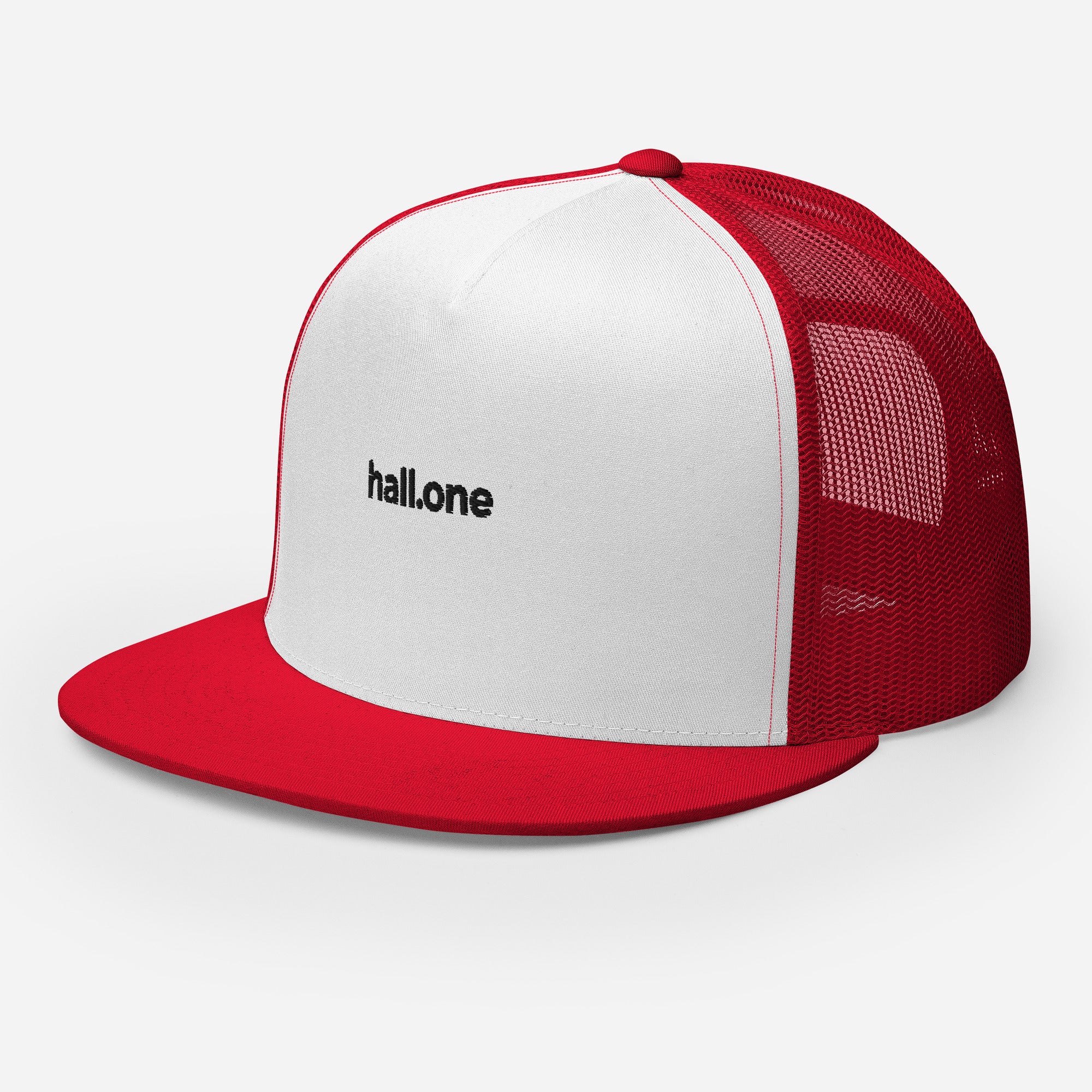 Trucker-Cap: Trucker-Cap mit Logo - Hall.one