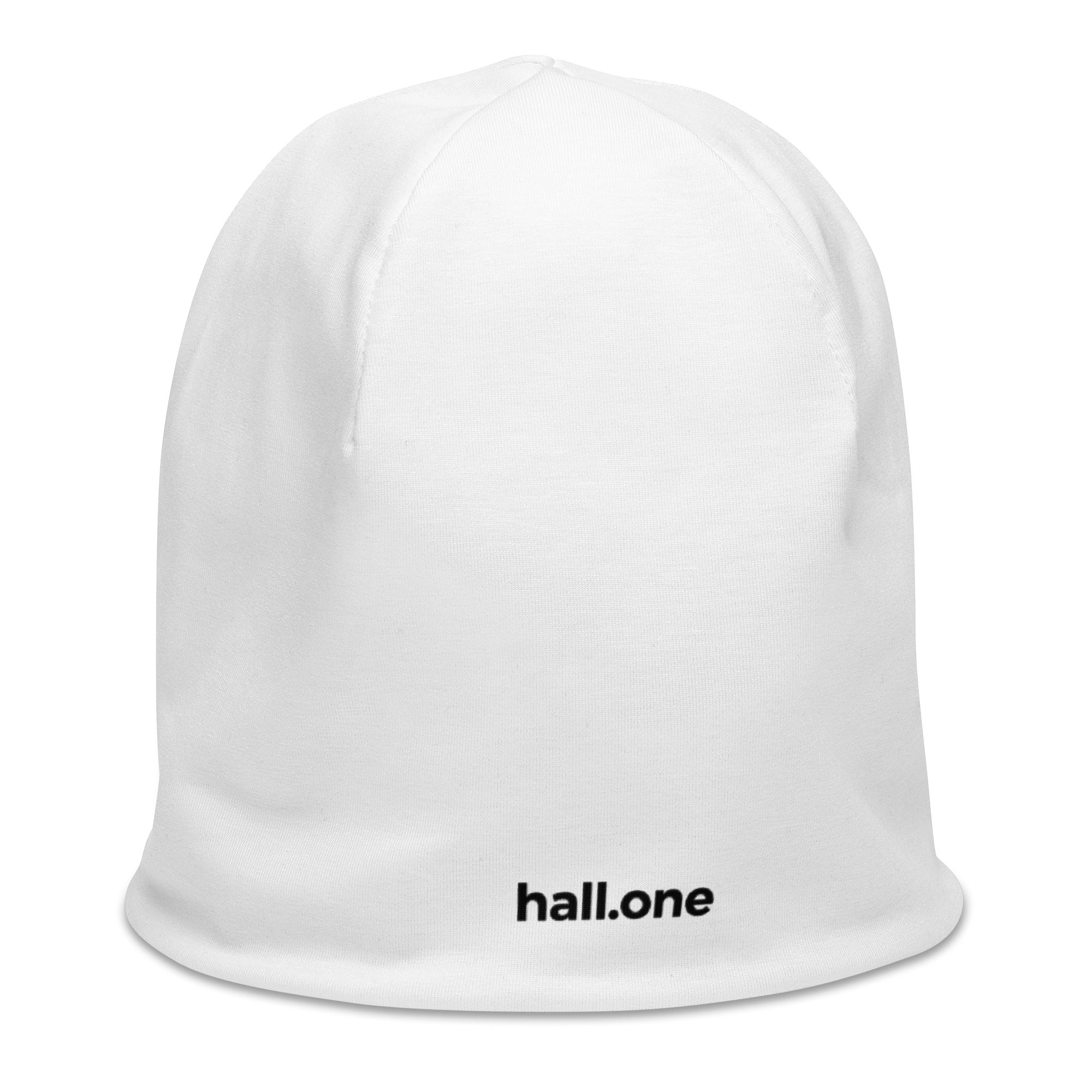Allover-Beanie: Beanie mit Logo - Hall.one