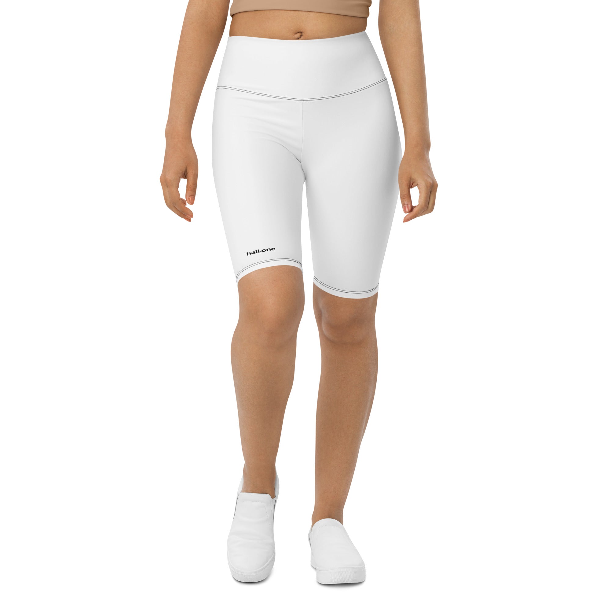 Radlerhose: Radlerhose mit Logo - Hall.one