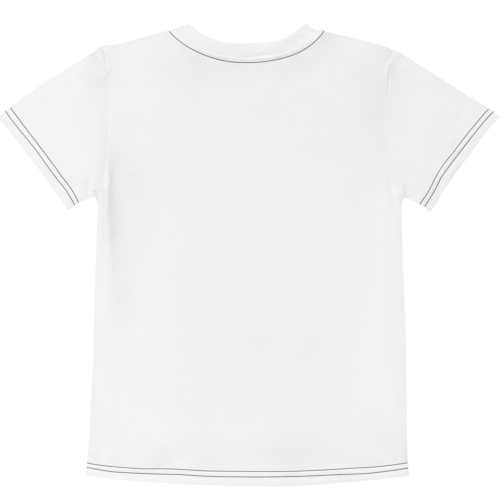 T-Shirt mit Rundhalsausschnitt für Kinder: bedruckbares Kinder T-Shirt - Hall.one