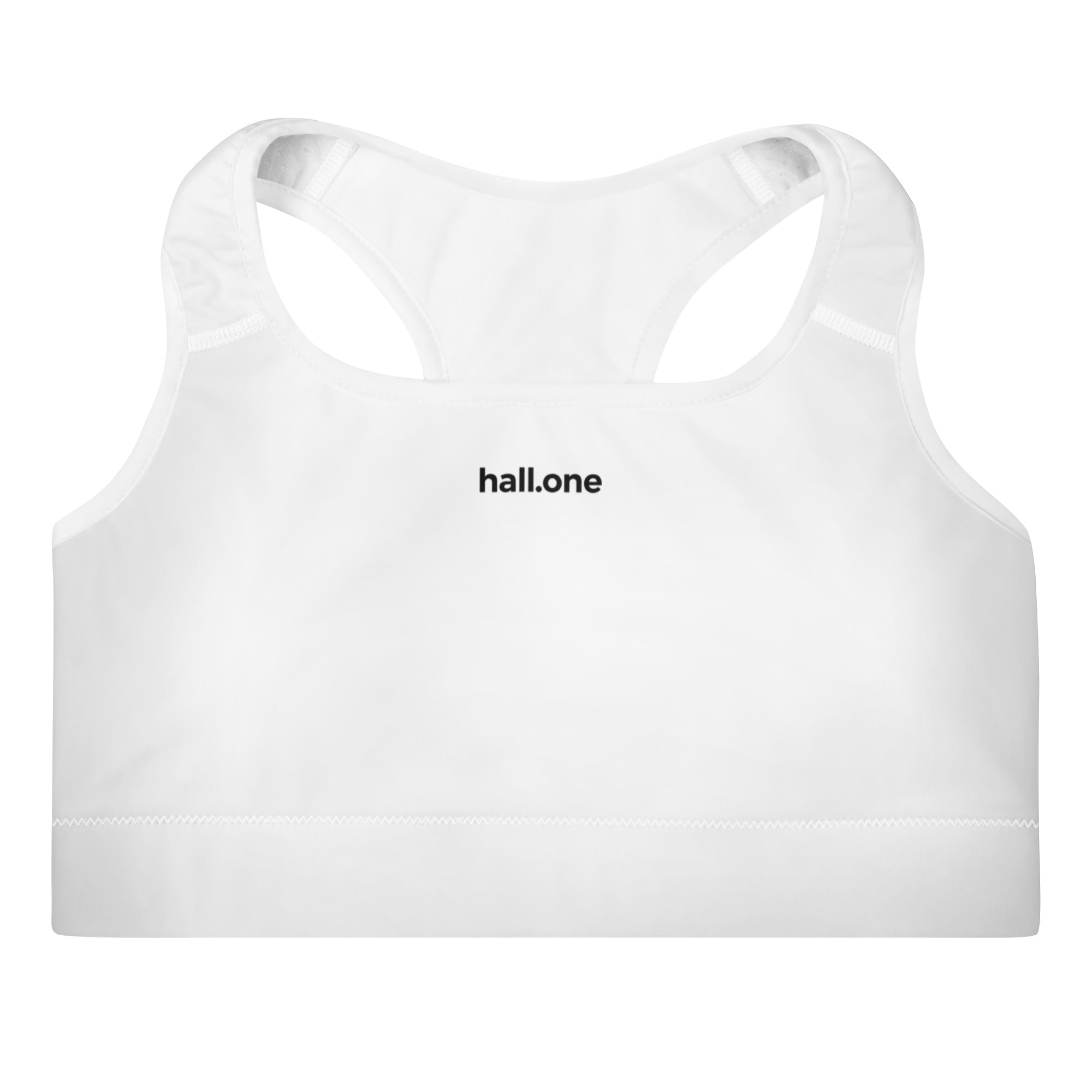 Gepolsterter Sport-BH: BH mit Logo - Hall.one