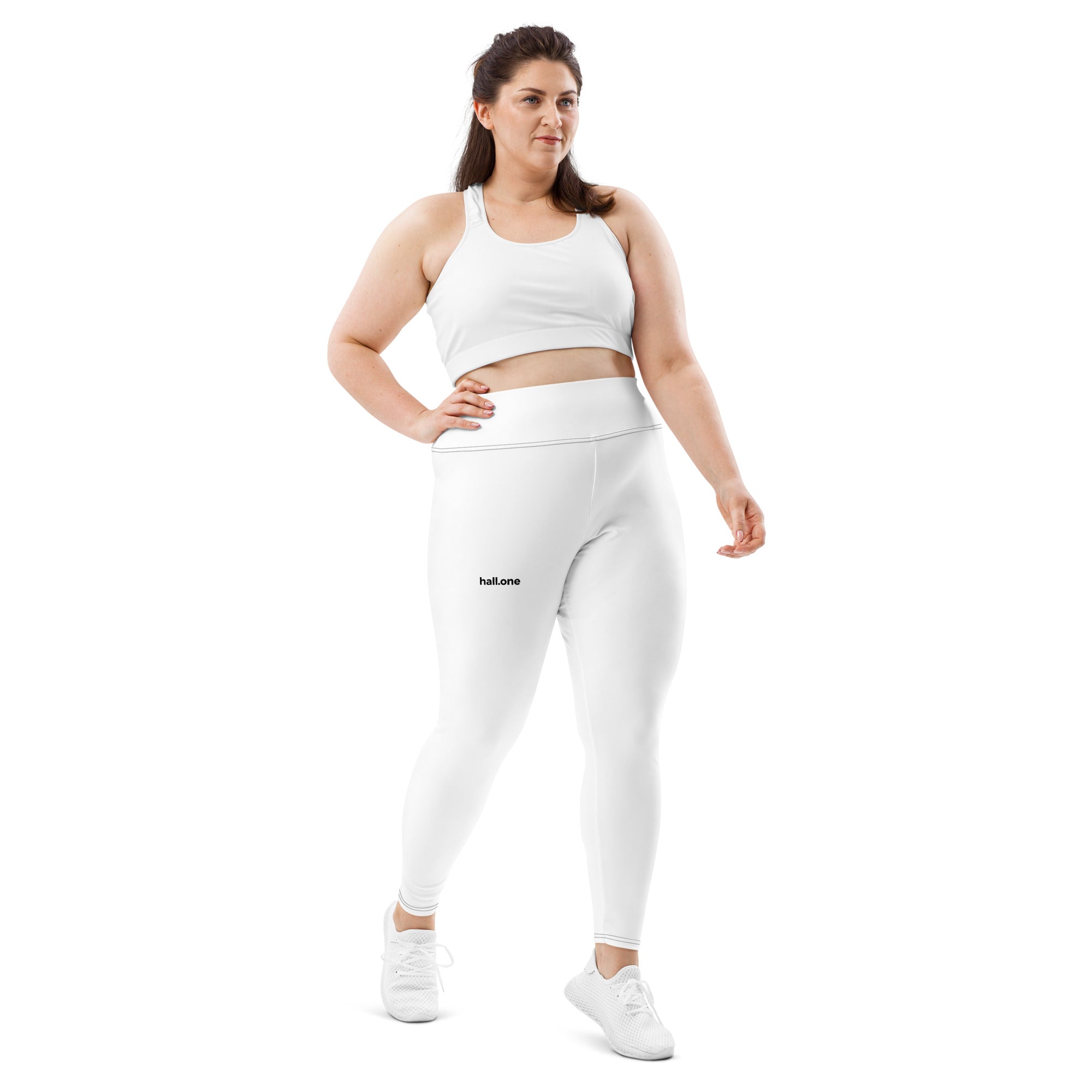 Leggings in Übergröße: Plus Size Leggings mit Logo - Hall.one