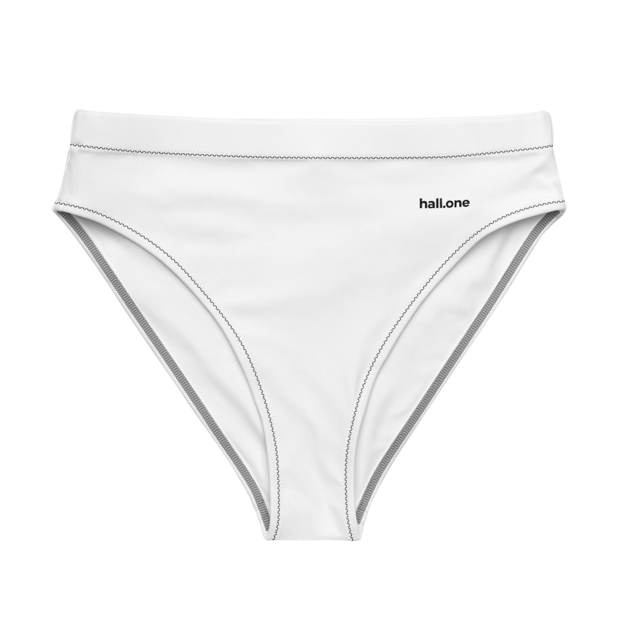 Recycelte Allover High Waist Bikinihose: Bikinihose bedruckbar - Hall.one