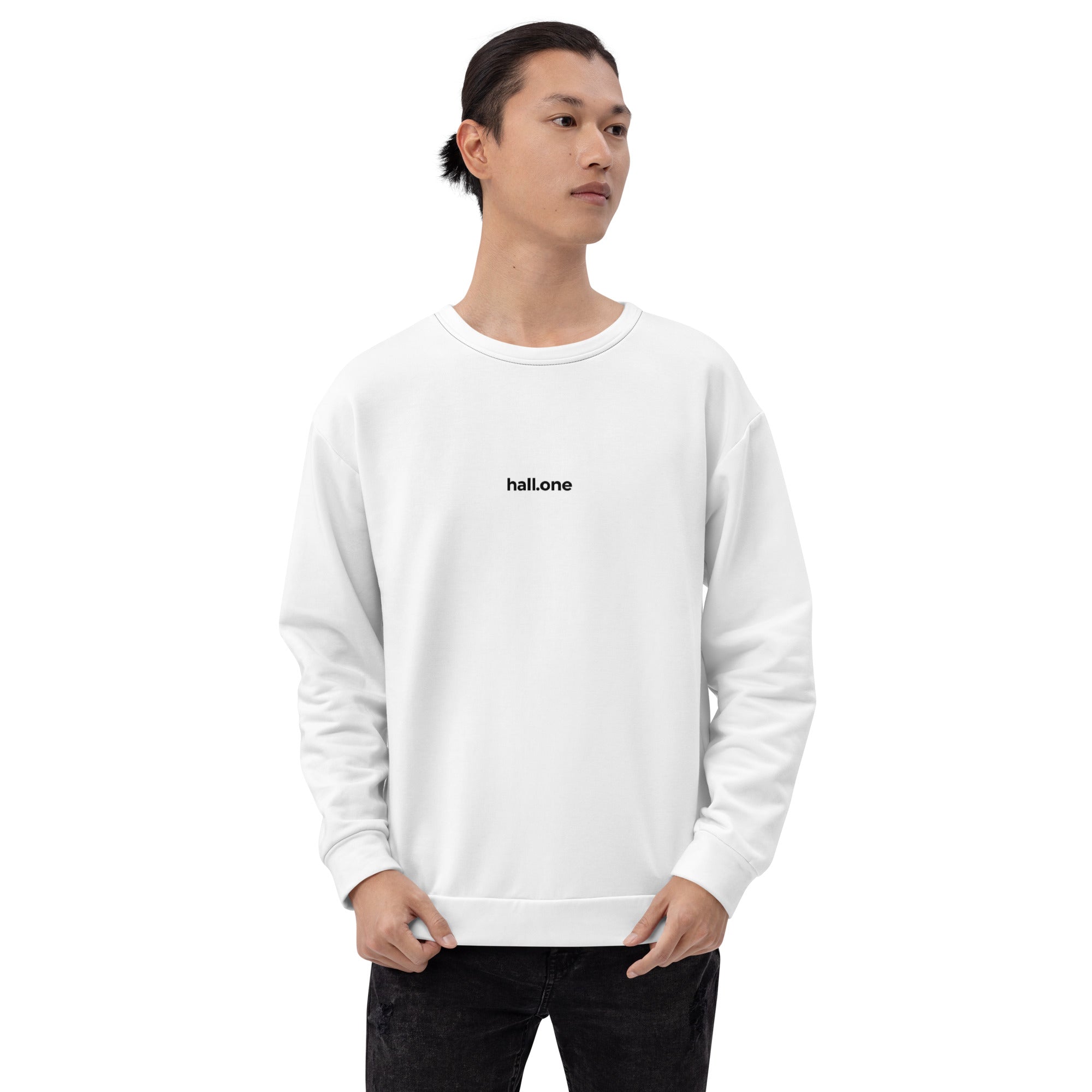 Unisex-Pullover: Personalisierbarer Pullover - Hall.one