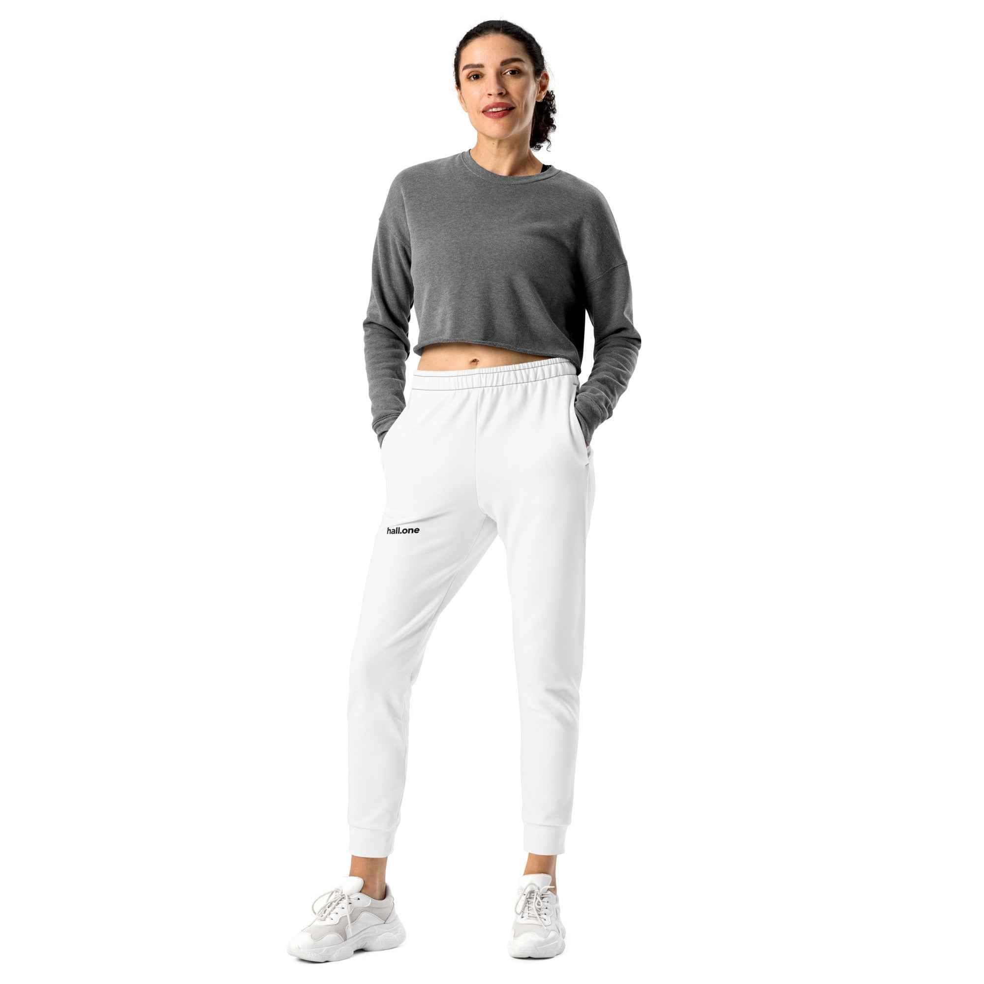 Damen-Jogginghose: Fitnesshose mit Logo - Hall.one