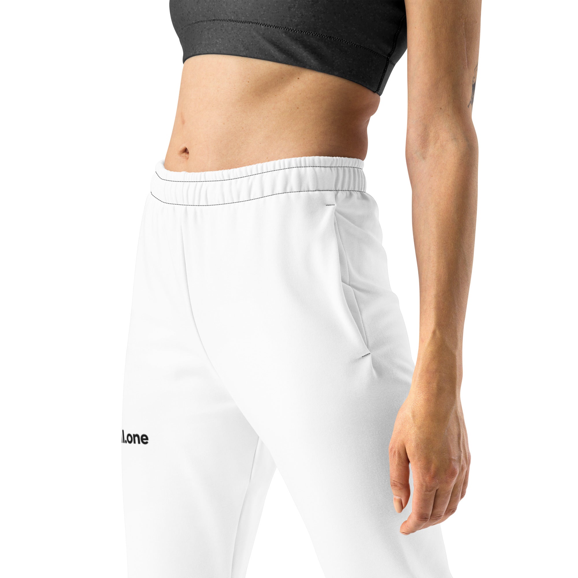 Damen-Jogginghose: Fitnesshose mit Logo - Hall.one
