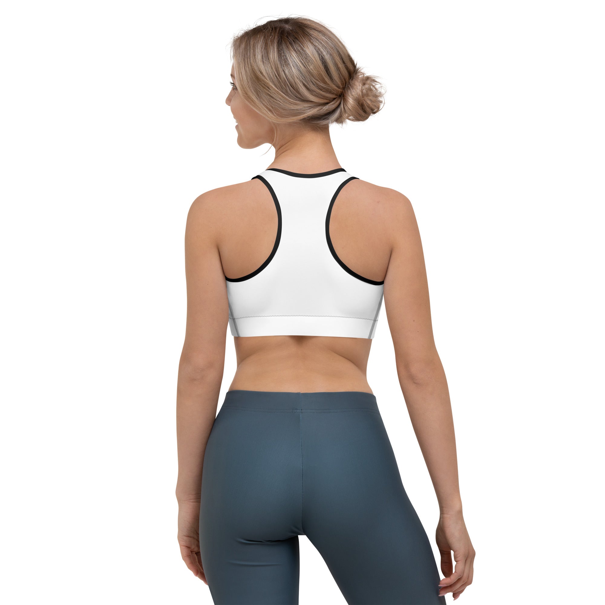 Sports bra: Sport BH mit Logo - Hall.one