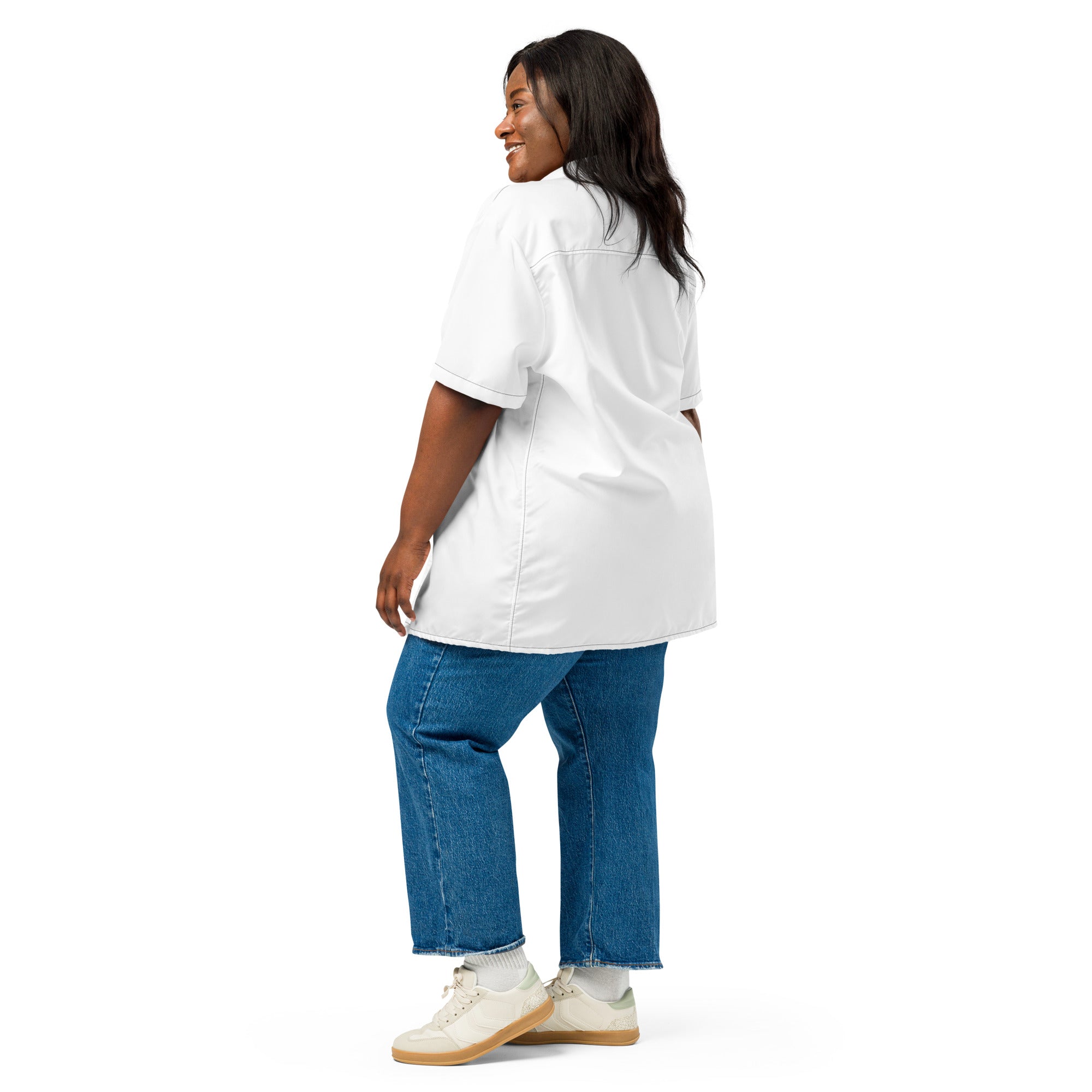 Unisex Hemd mit Knöpfen: Hemd mit Logo - Hall.one