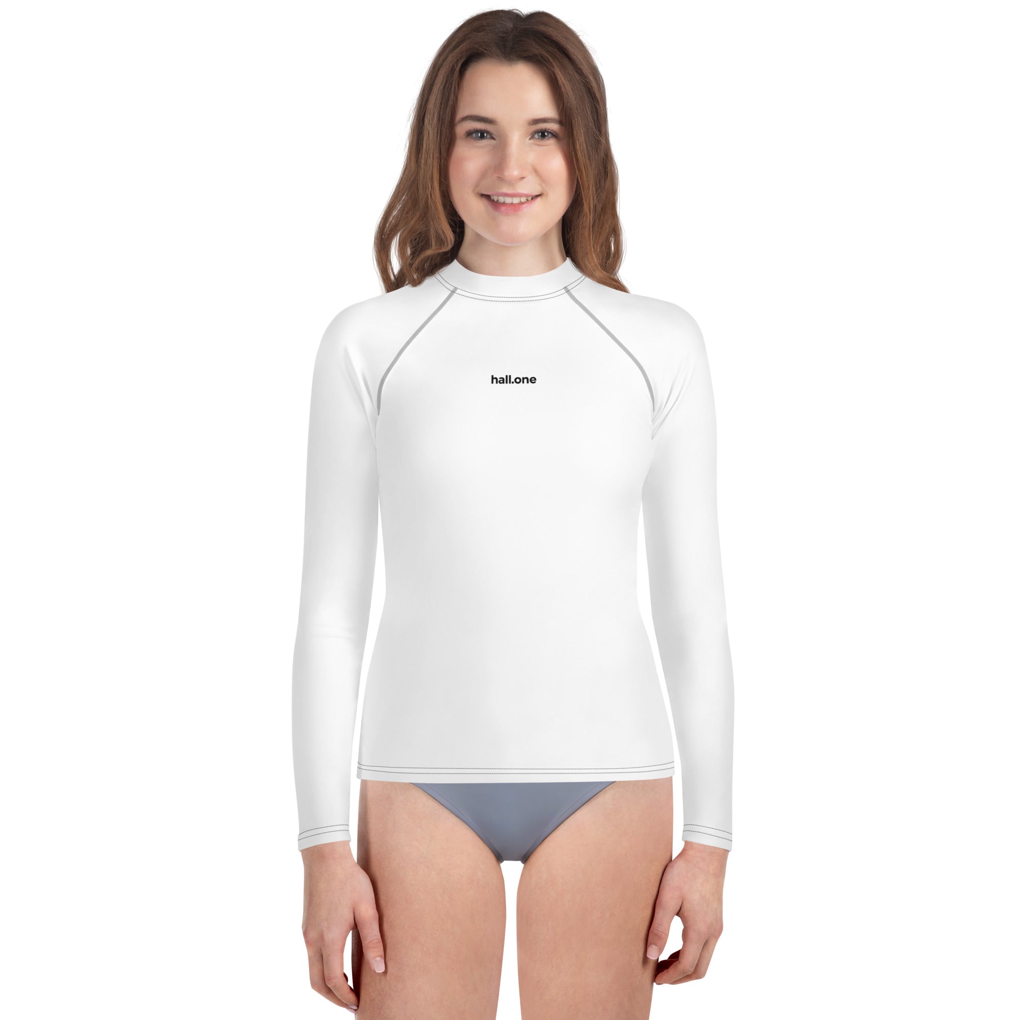 Rash-Guard für Jugendliche: Personalisiertes Schwimmshirt - Hall.one