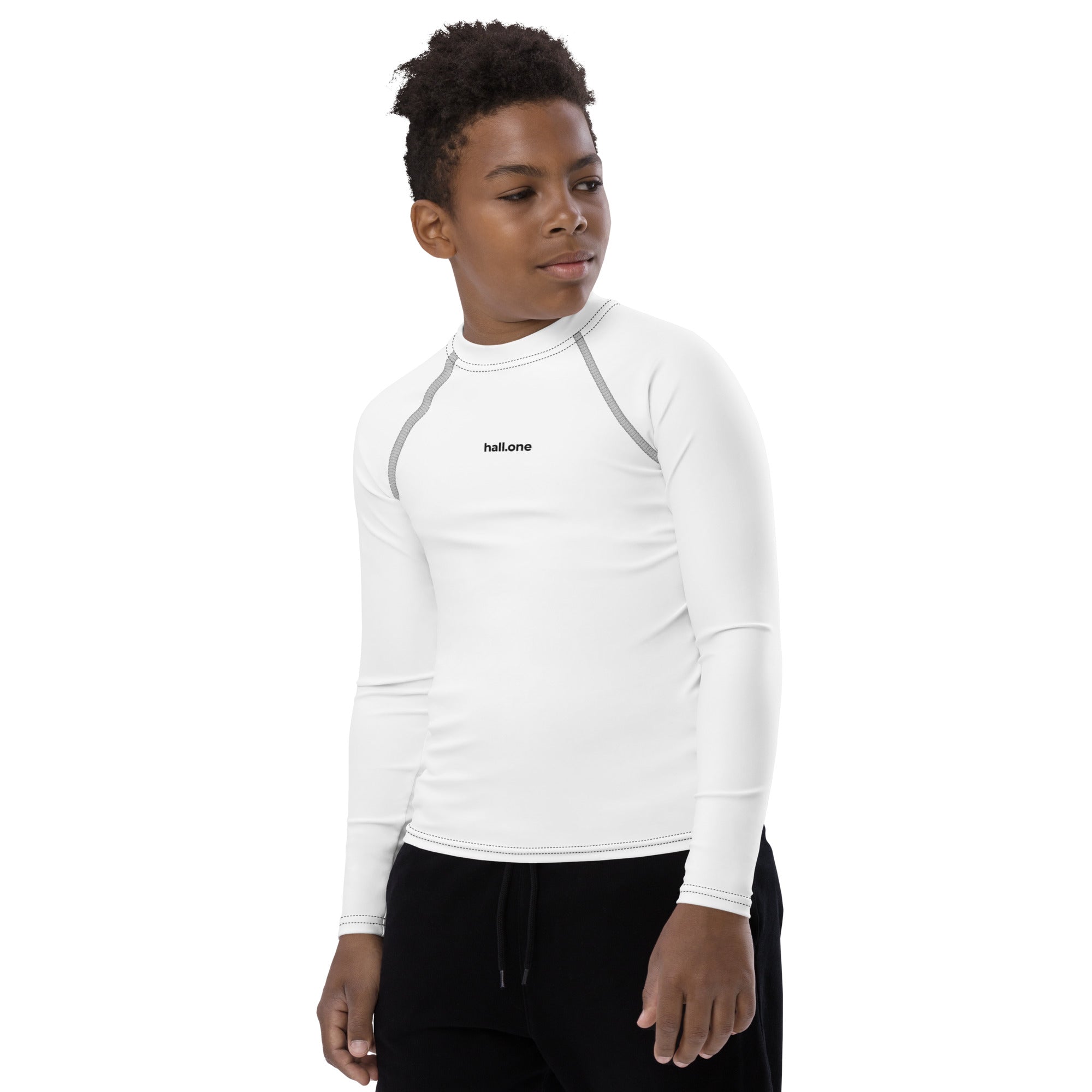 Rash-Guard für Jugendliche: Personalisiertes Schwimmshirt - Hall.one