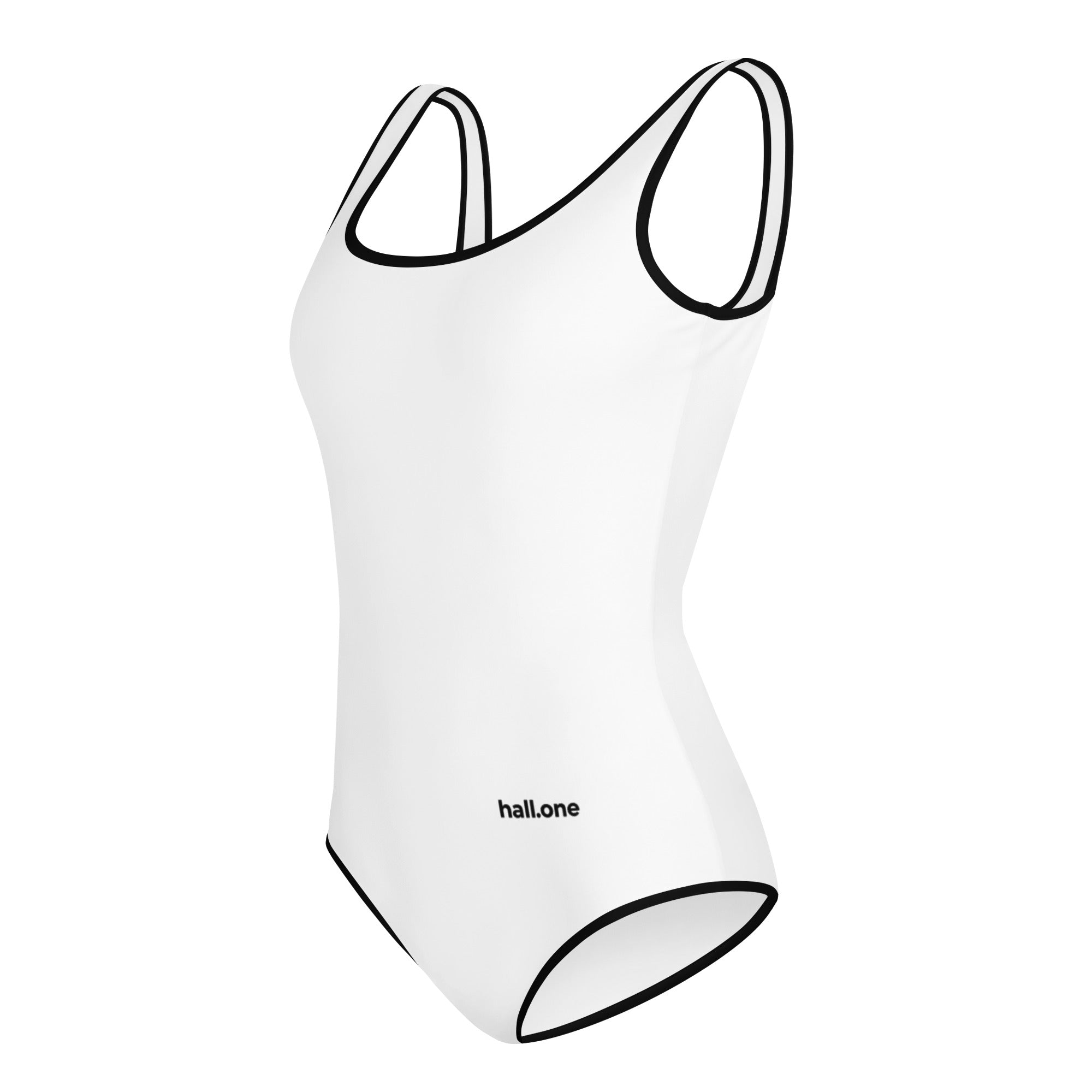 Allover-Badeanzug für Jugendliche: Badeanzug mit Logo - Hall.one