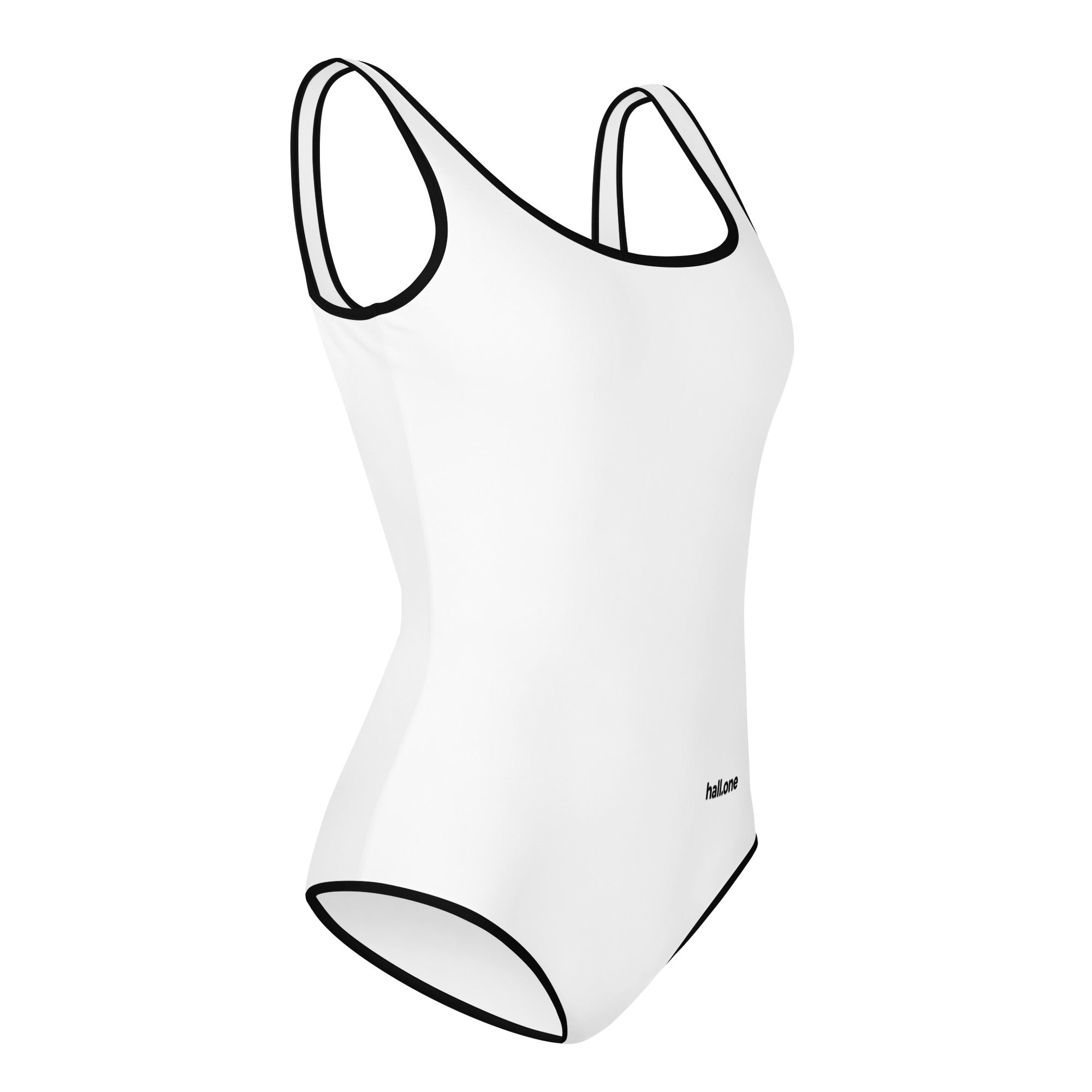Allover-Badeanzug für Jugendliche: Badeanzug mit Logo - Hall.one