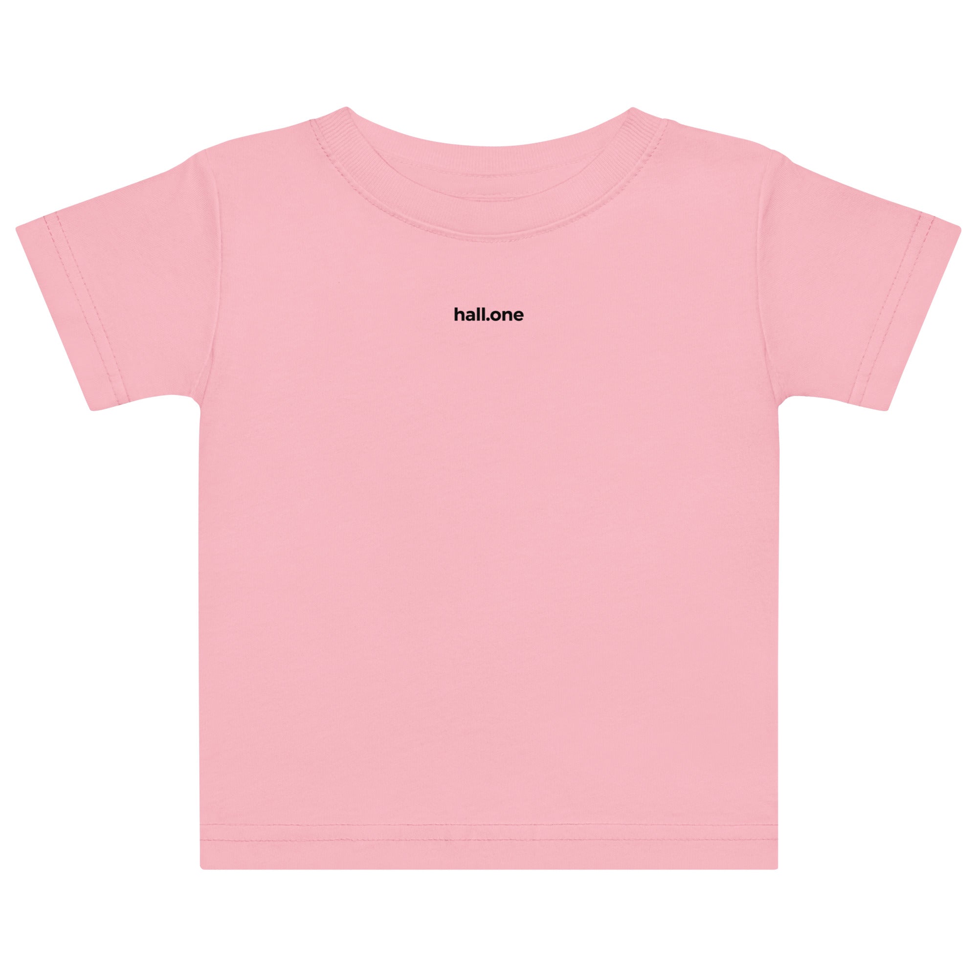 Baby-Jersey-T-Shirt: Babyshirt mit Logo - Hall.one