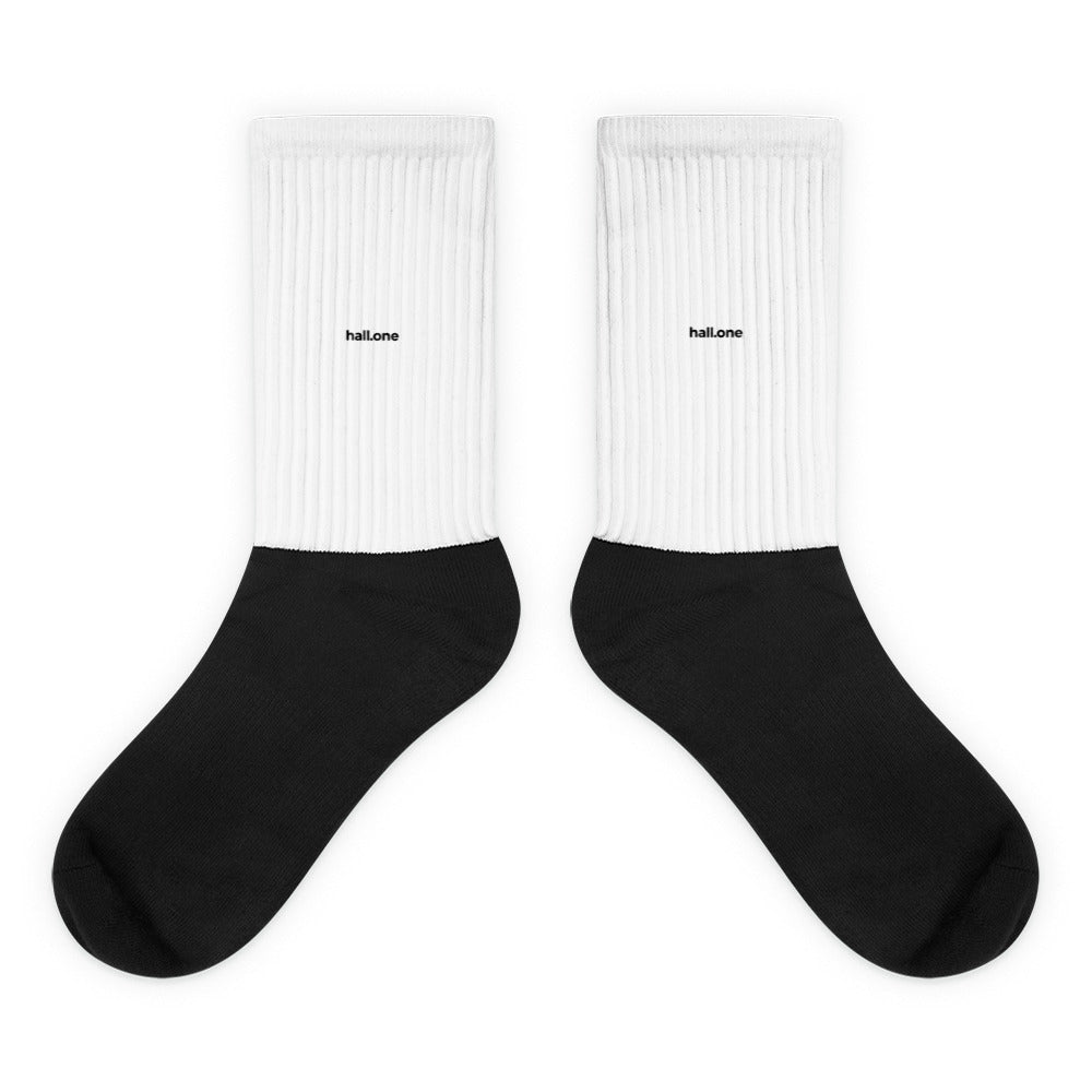 Socken: Socken mit Logo - Hall.one