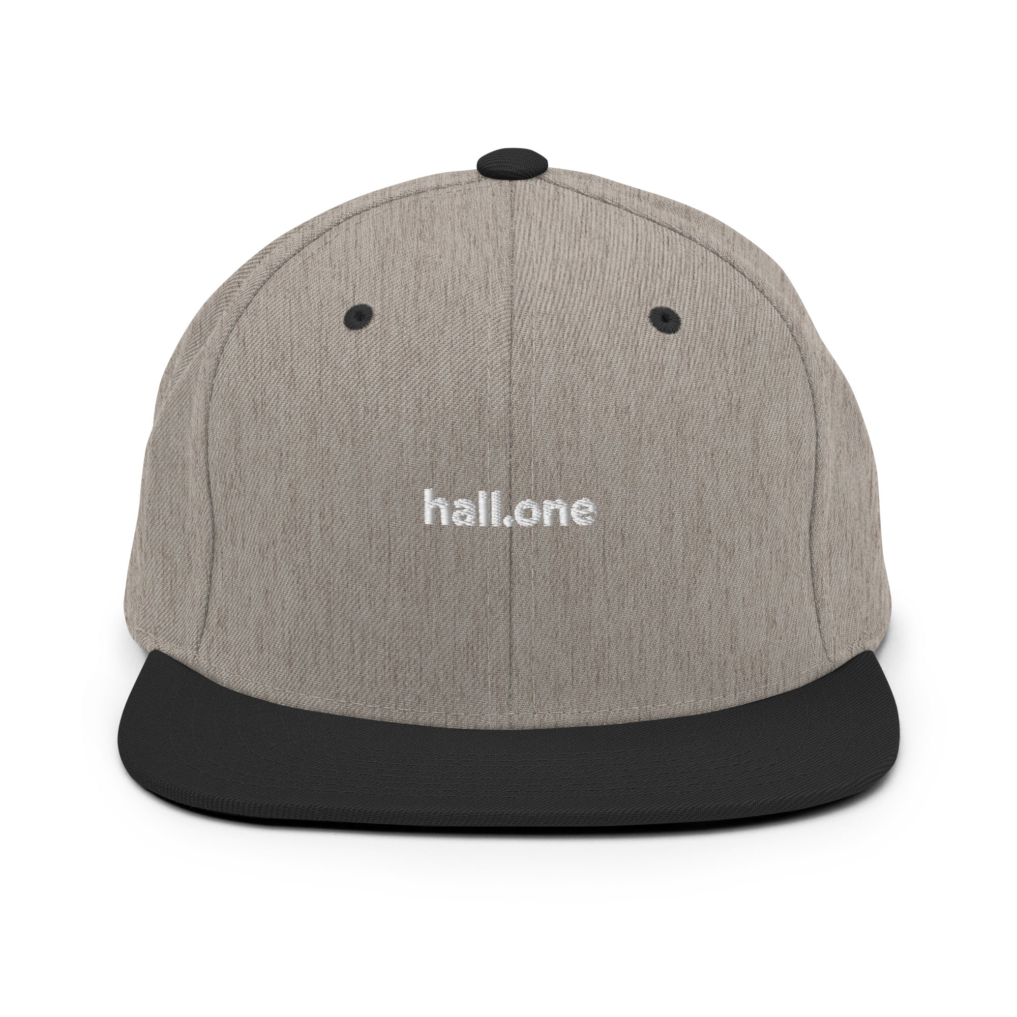 Snapback-Cap: Schildkappe mit Logo - Hall.one