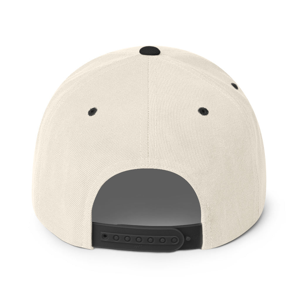 Snapback-Cap: Schildkappe mit Logo - Hall.one