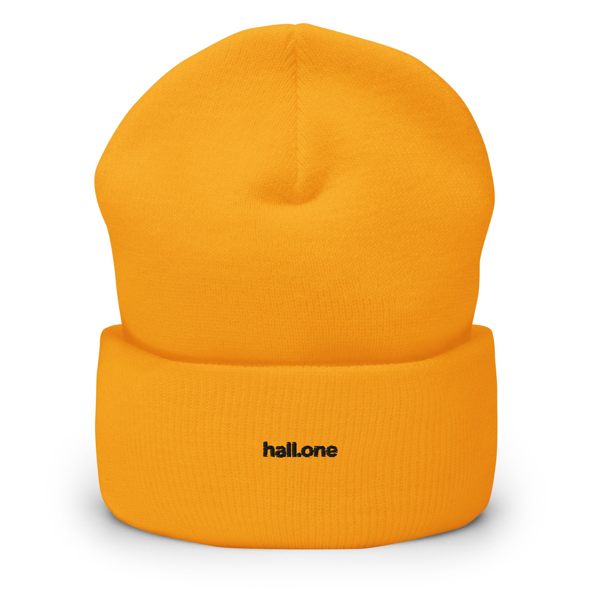 Umgeschlagene Beanie: Beanie personalisierbar - Hall.one