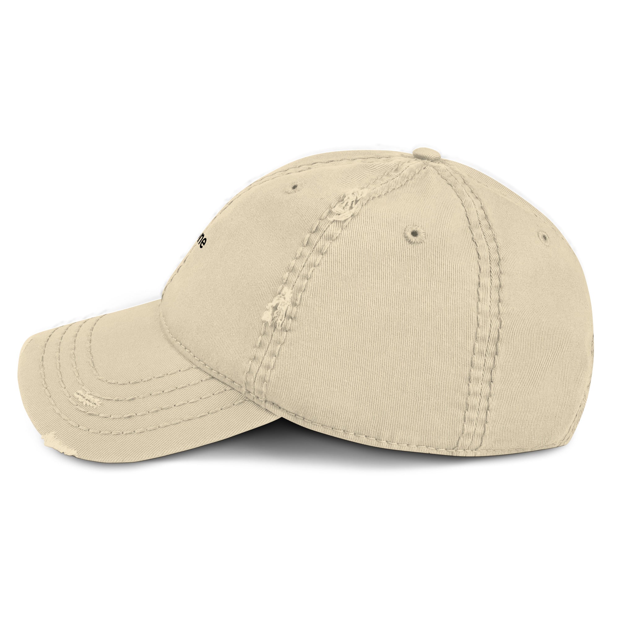 Dad-Hat im Used-Look: Baseball-Cap mit Logo - Hall.one