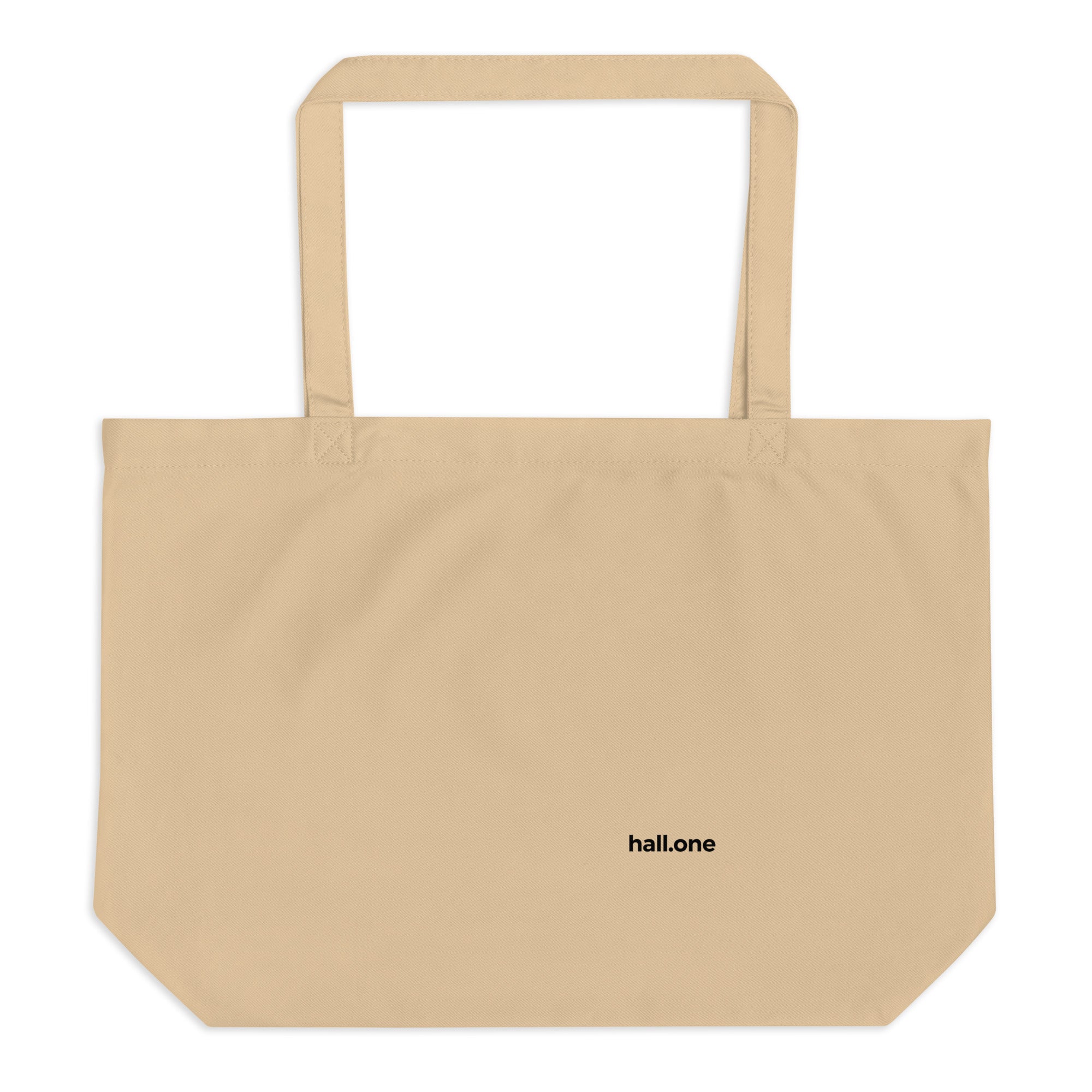 Großer Bio-Baumwollbeutel: Bedruckbare Baumwolltasche - Hall.one