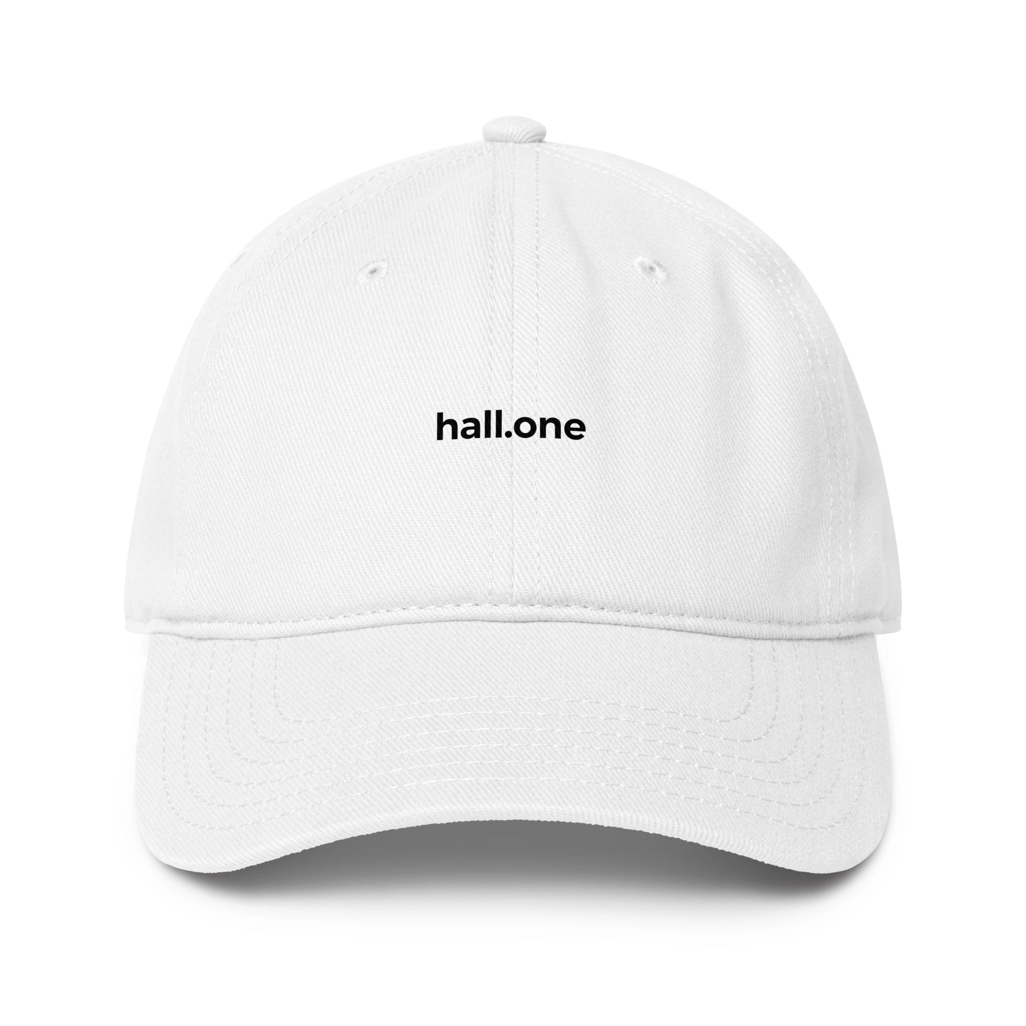 Tief geschnittene Baseball Cap: Personaliserbare Baseball Cap - Hall.one