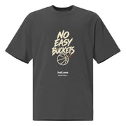 hall.one T-shirt oversize | No Easy Buckets – Image 2 sur 16