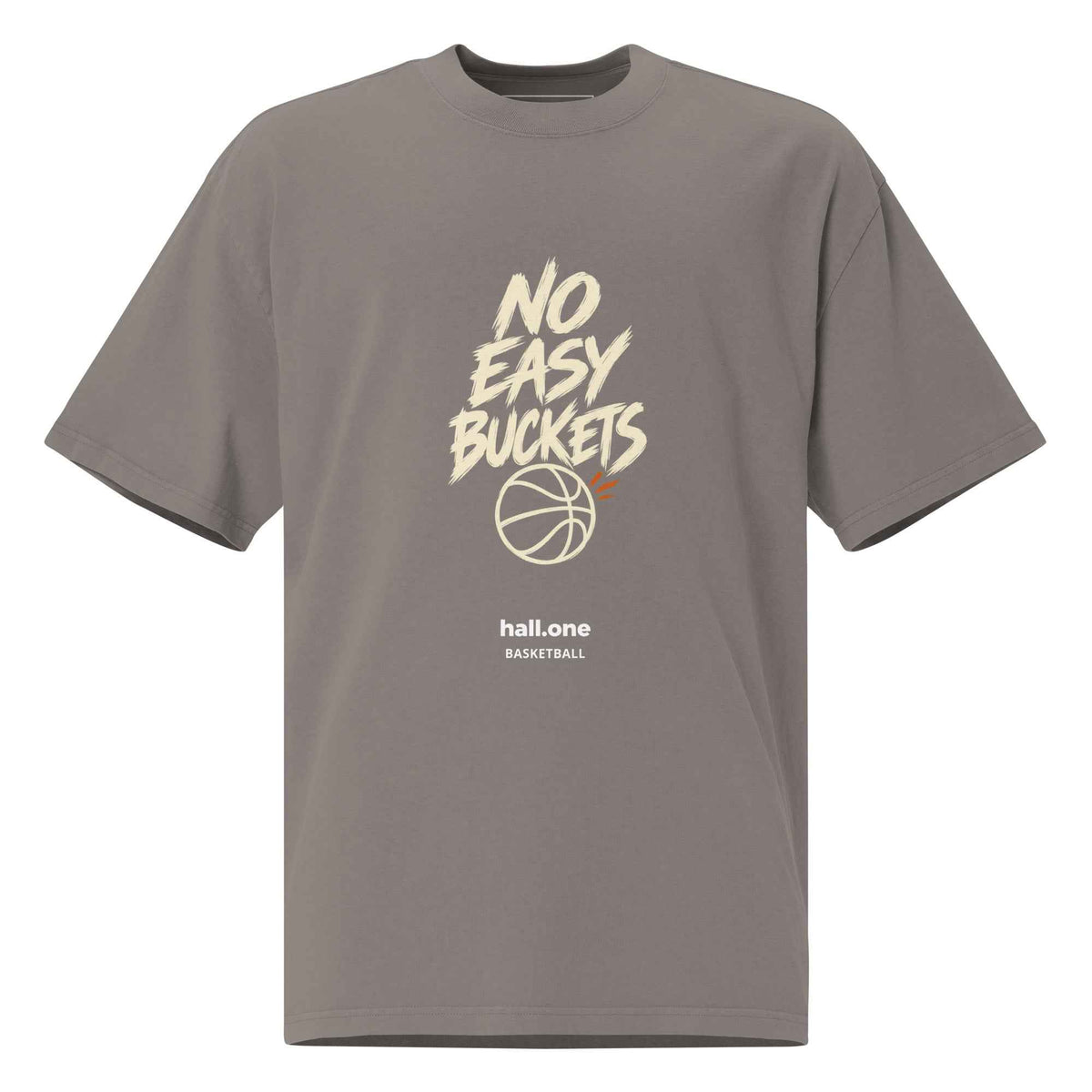 hall.one T-shirt oversize | No Easy Buckets – Image 4 sur 16