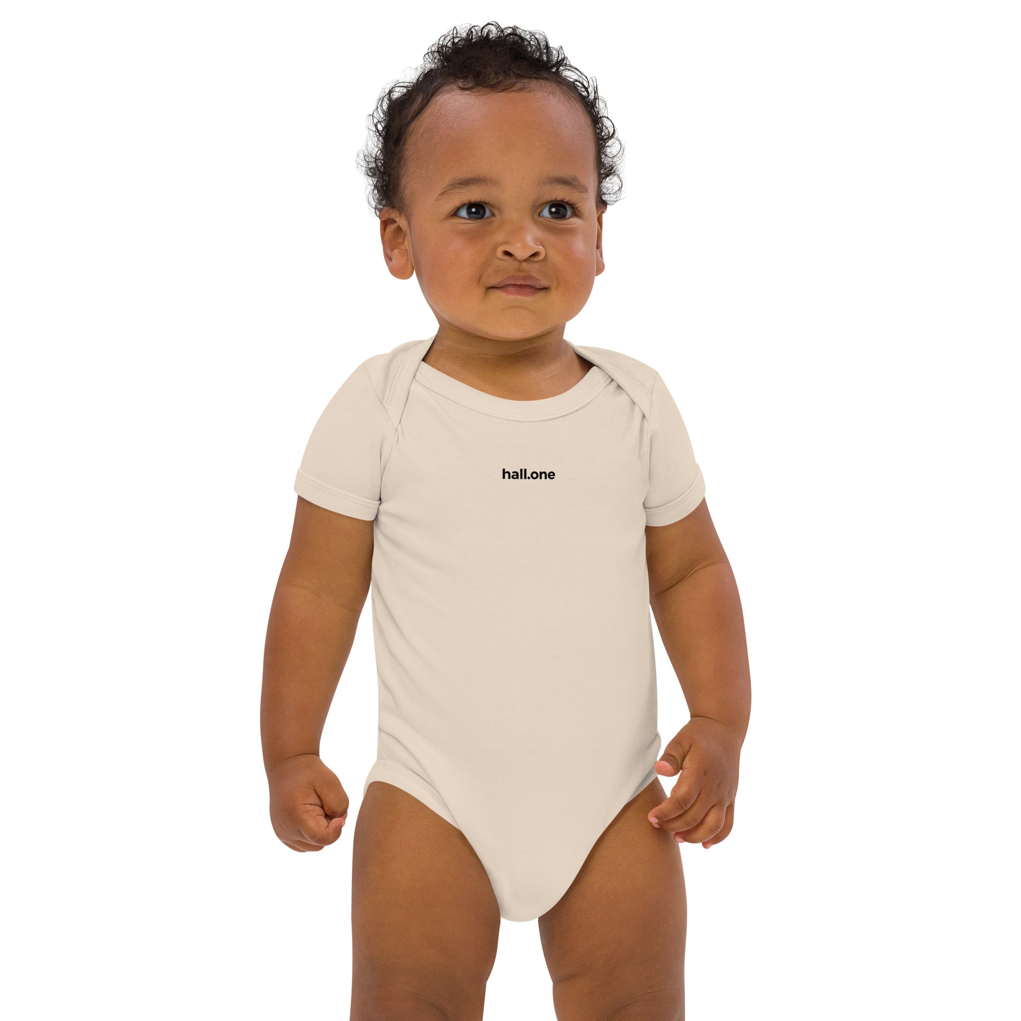 Babystrampler aus Bio-Baumwolle: personalisierbarer Babystrampler - Hall.one