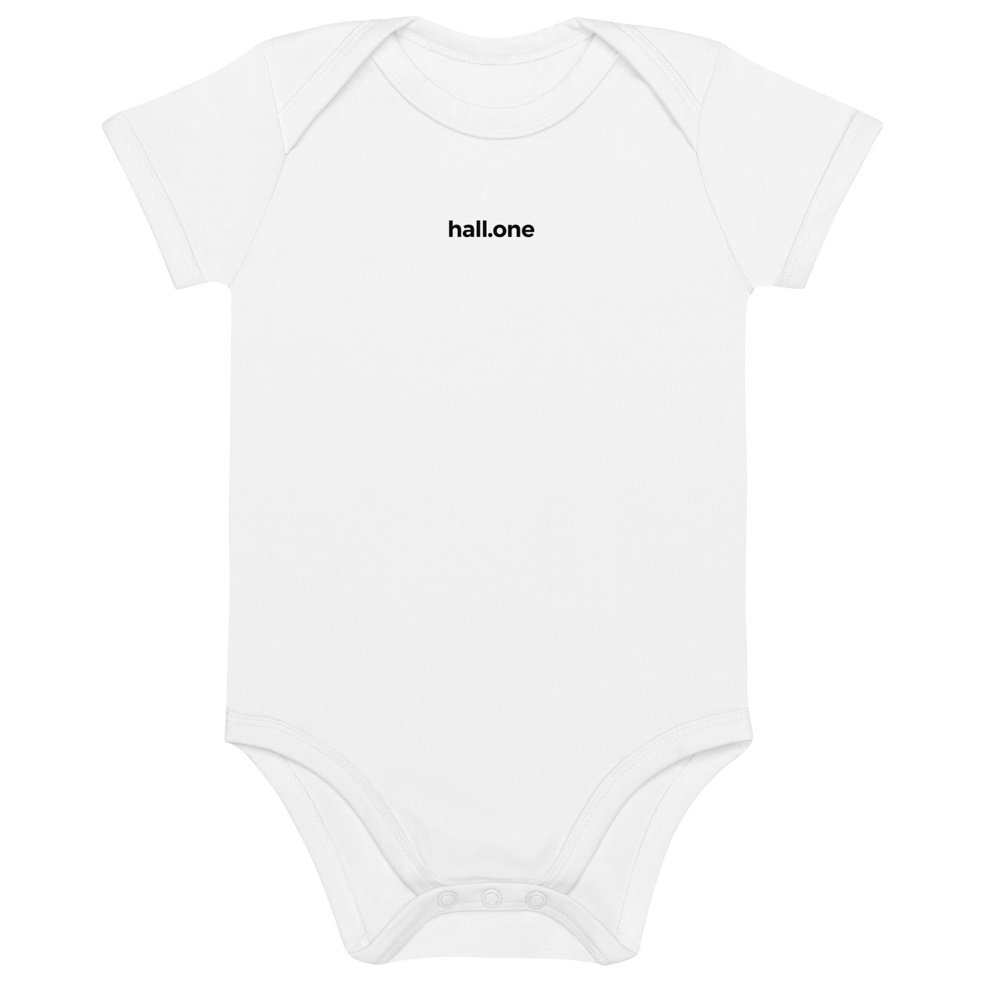 Babystrampler aus Bio-Baumwolle: personalisierbarer Babystrampler - Hall.one