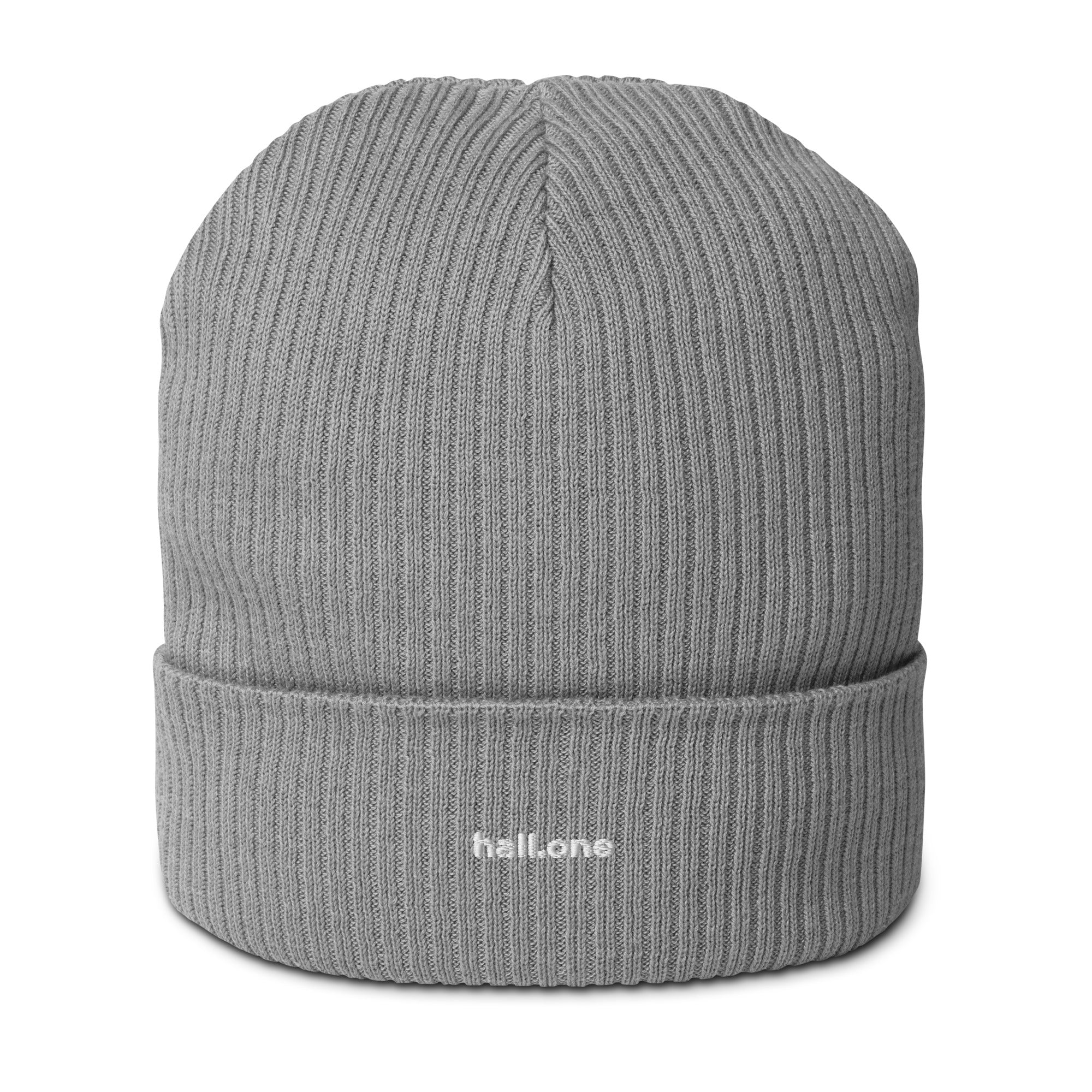 Gerippte Bio-Beanie: Beanie bedruckbar - Hall.one