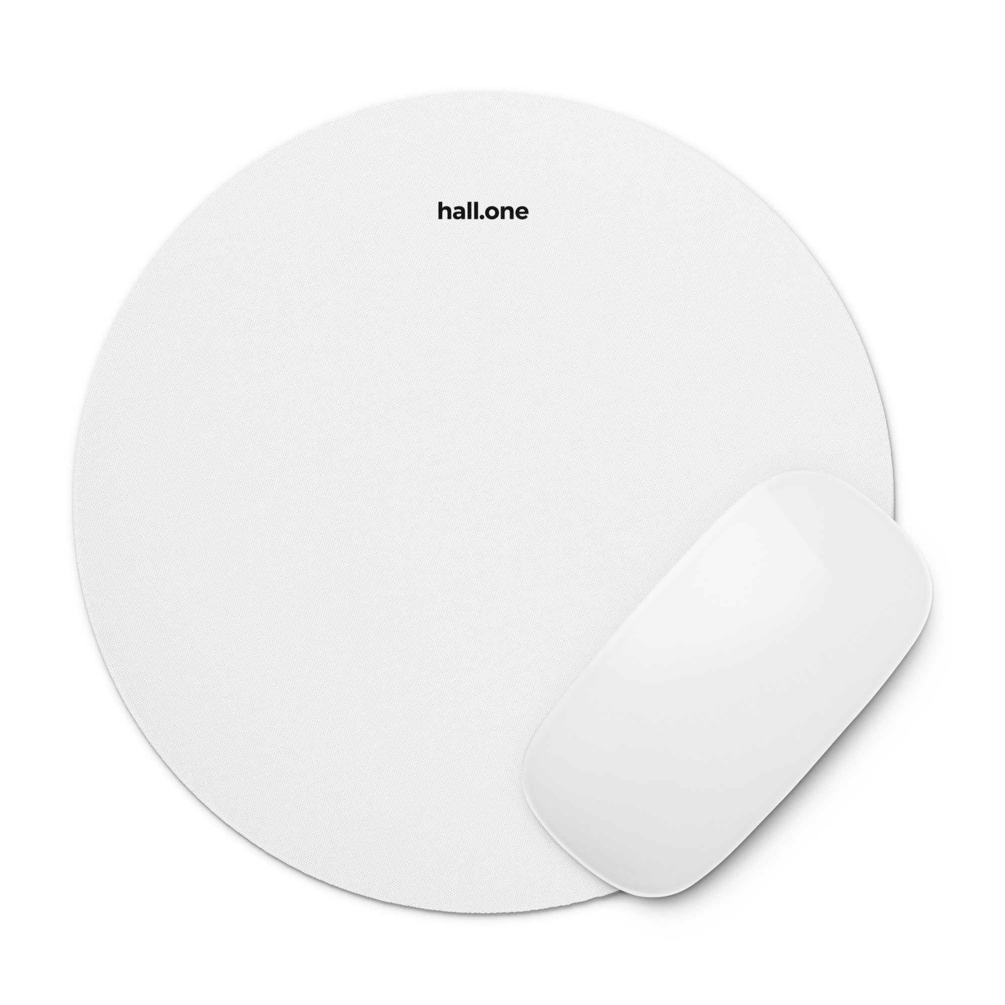 Rundes Mauspad: Personalisierbares Mauspad - Hall.one