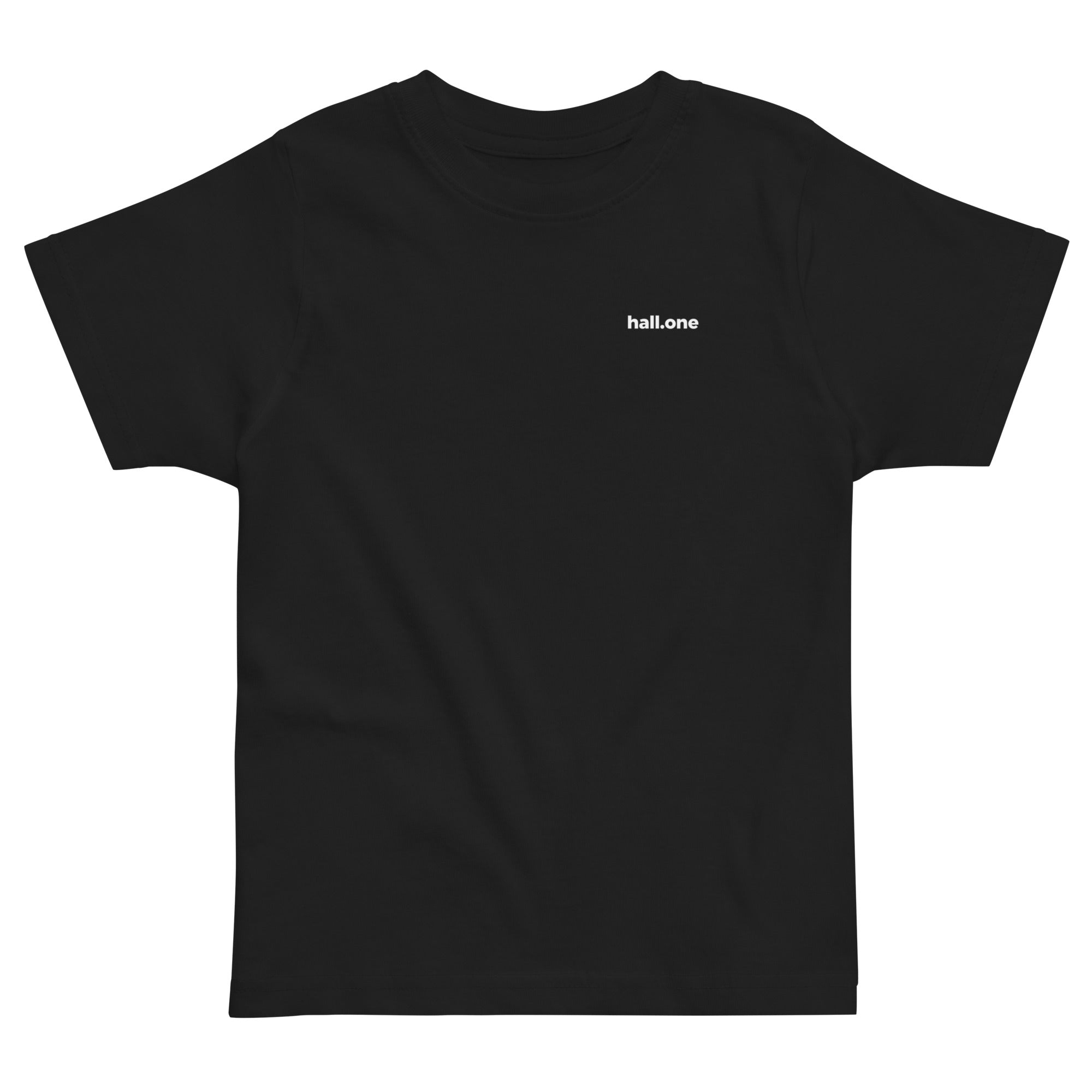 Jersey-T-Shirt für Kleinkinder: Kinder T-Shirt mit Logo - Hall.one