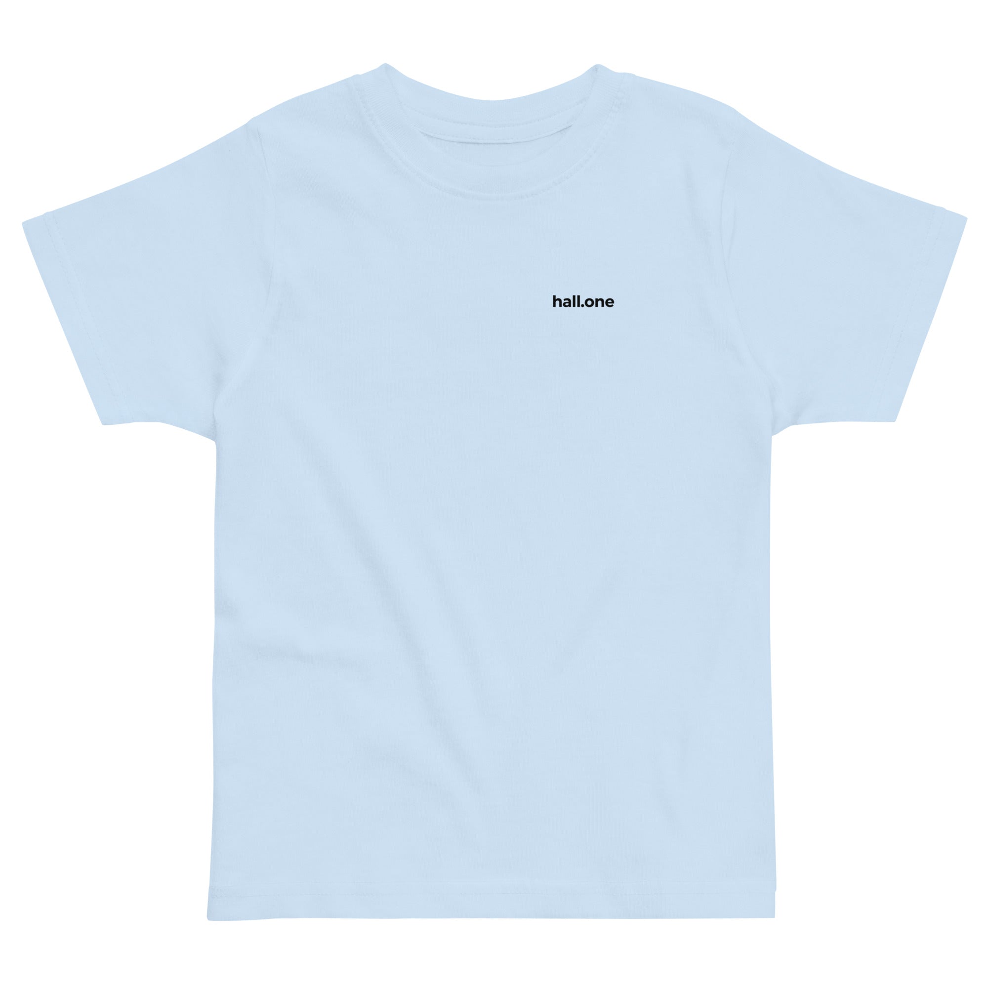 Jersey-T-Shirt für Kleinkinder: Kinder T-Shirt mit Logo - Hall.one