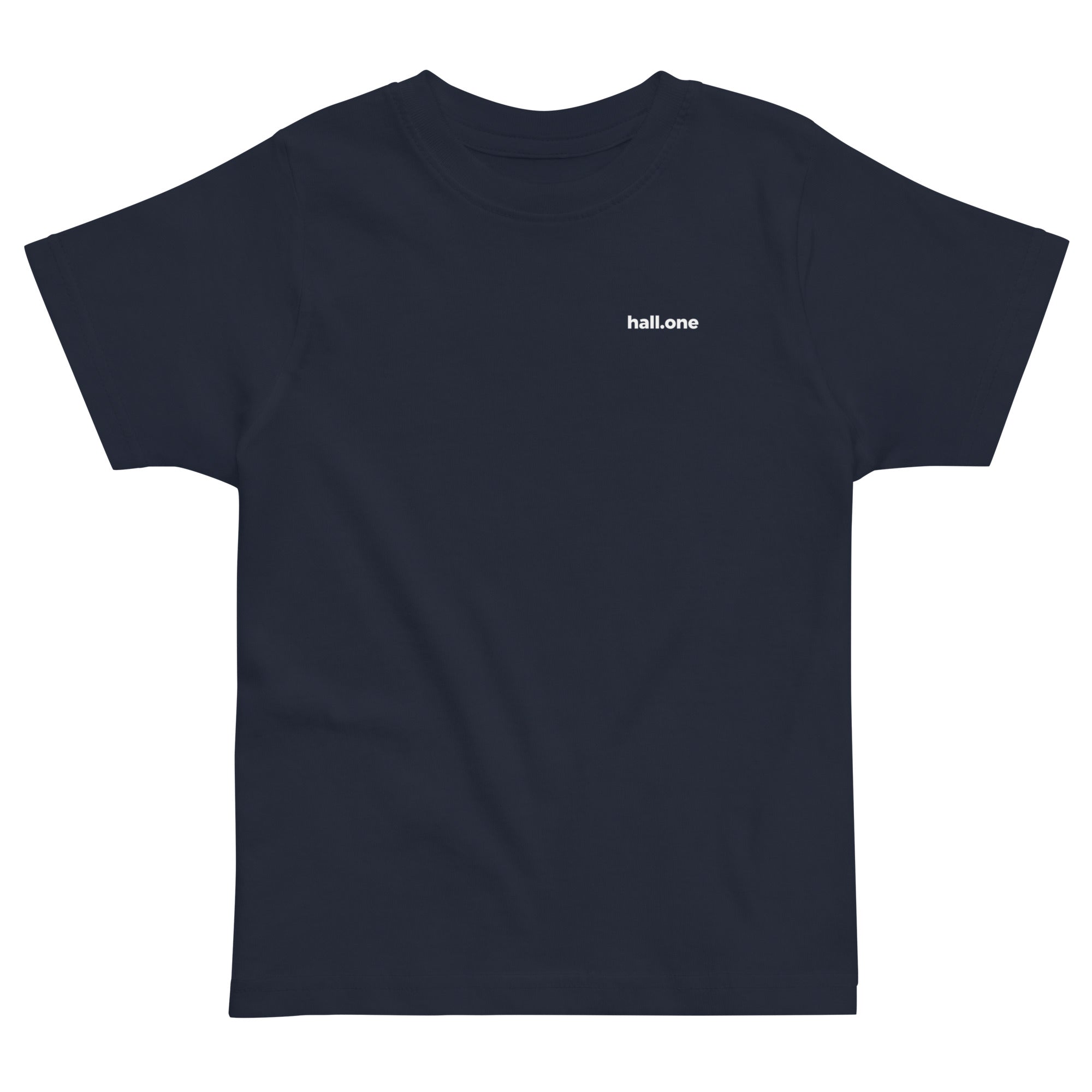 Jersey-T-Shirt für Kleinkinder: Kinder T-Shirt mit Logo - Hall.one