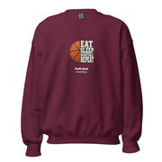 hall.one Unisex Sweatshirt | Eat Sleep Basketball Repeat – Bild 3 von 24