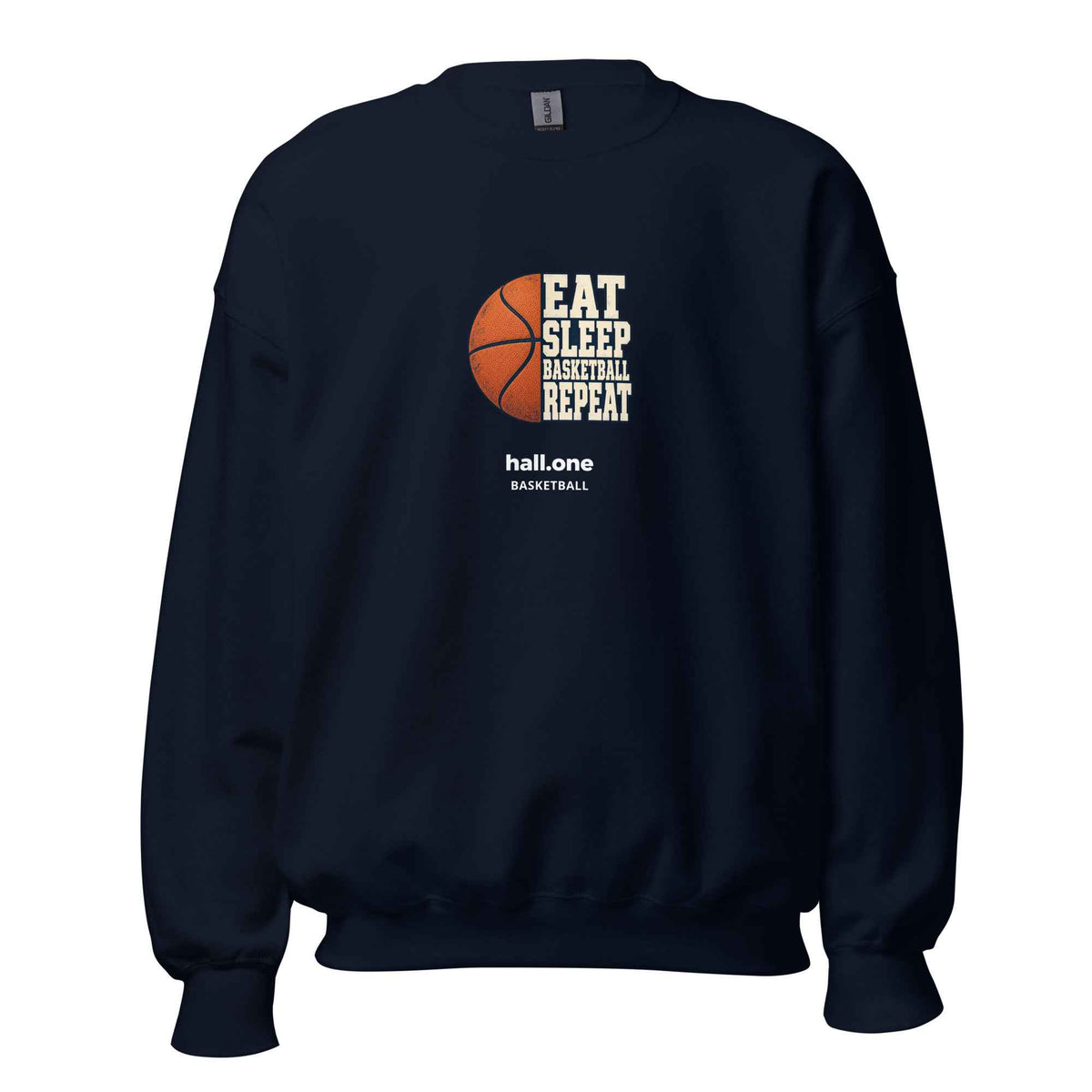 Felpa unisex hall.one | Eat Sleep Basketball Repeat – Immagine 2 di 24