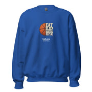 hall.one Unisex Sweatshirt | Eat Sleep Basketball Repeat – Bild 6 von 24