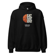 hall.one Sweat à capuche unisexe | Eat Sleep Basketball Repeat – Image 1 sur 28