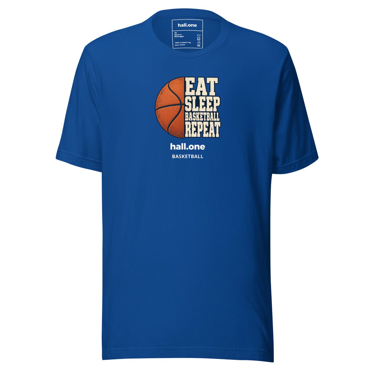 hall.one Unisex T-Shirt | Eat Sleep Basketball Repeat – Image 6 of 28