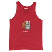hall.one Unisex Tanktop | Eat Sleep Basketball Repeat – Bild 3 von 8