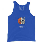 hall.one Unisex Tanktop | Eat Sleep Basketball Repeat – Bild 4 von 8