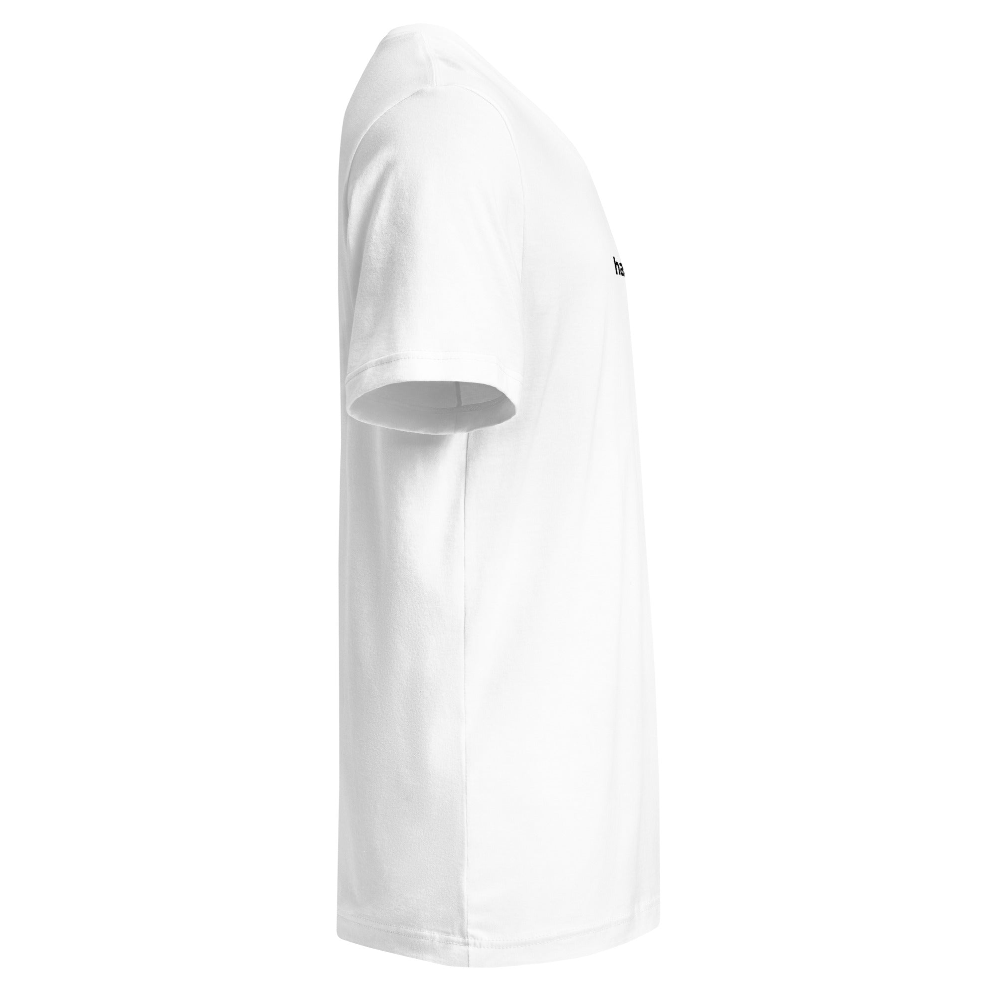 Kurzärmeliges Unisex-T-Shirt mit V-Ausschnitt: T-Shirt bedruckbar - Hall.one