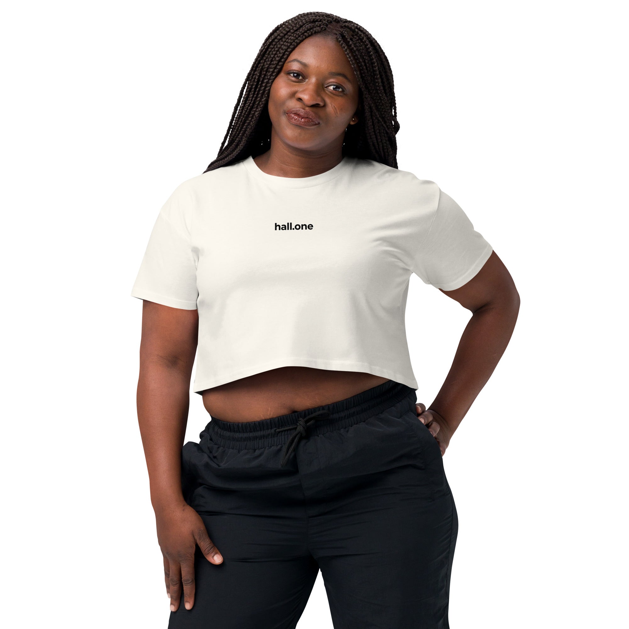Damen-Crop-Top: Crop-Top bedruckbar - Hall.one