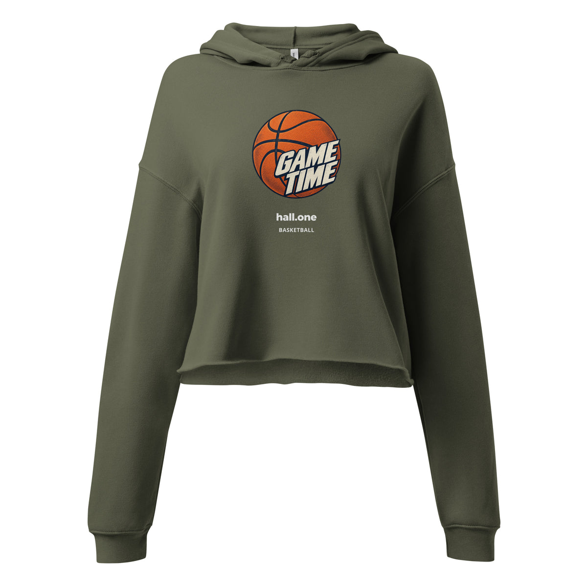hall.one Damen Crop Hoodie | Game Time – Bild 2 von 12