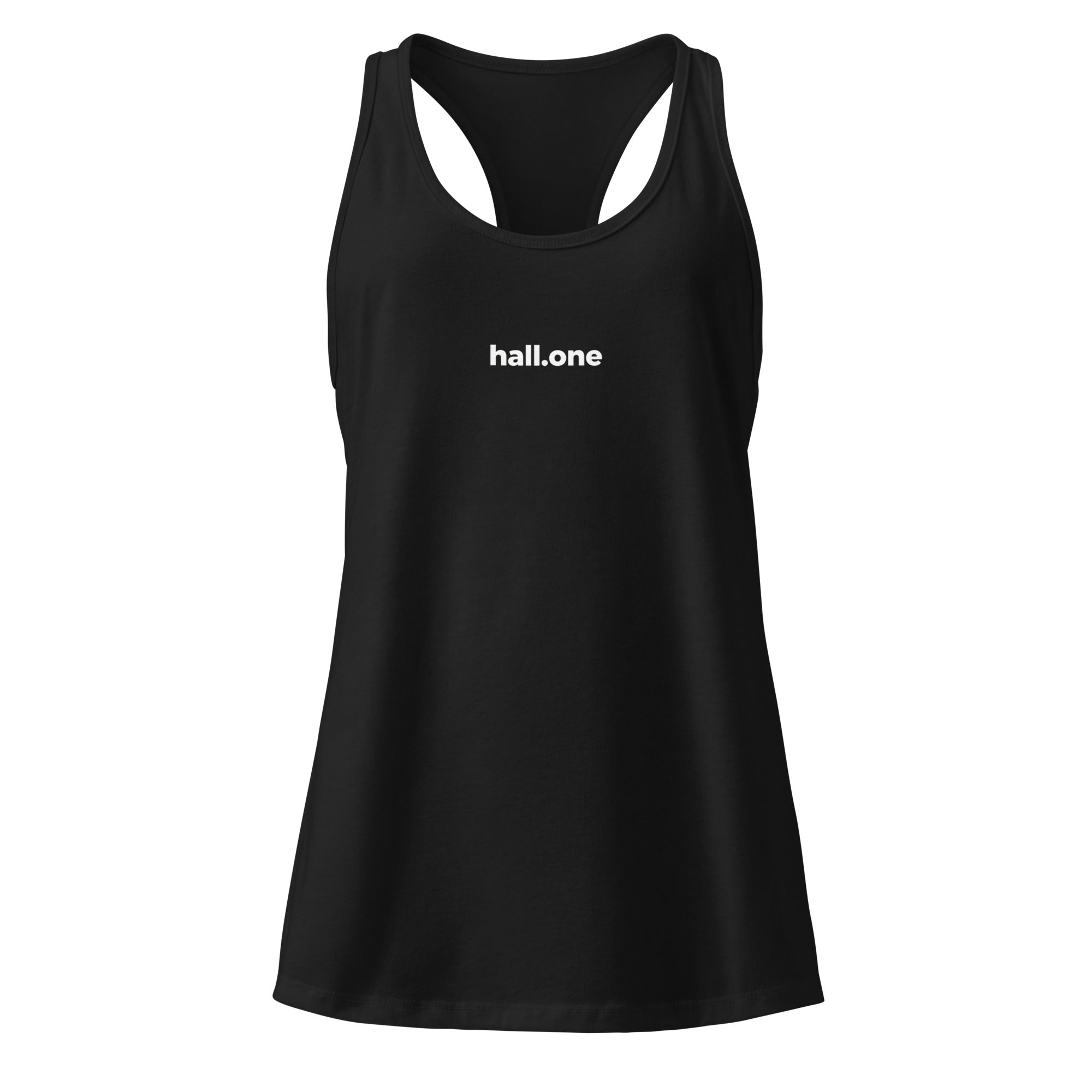 Ideales Racerback-Tanktop für Damen: Tanktop mit Logo - Hall.one
