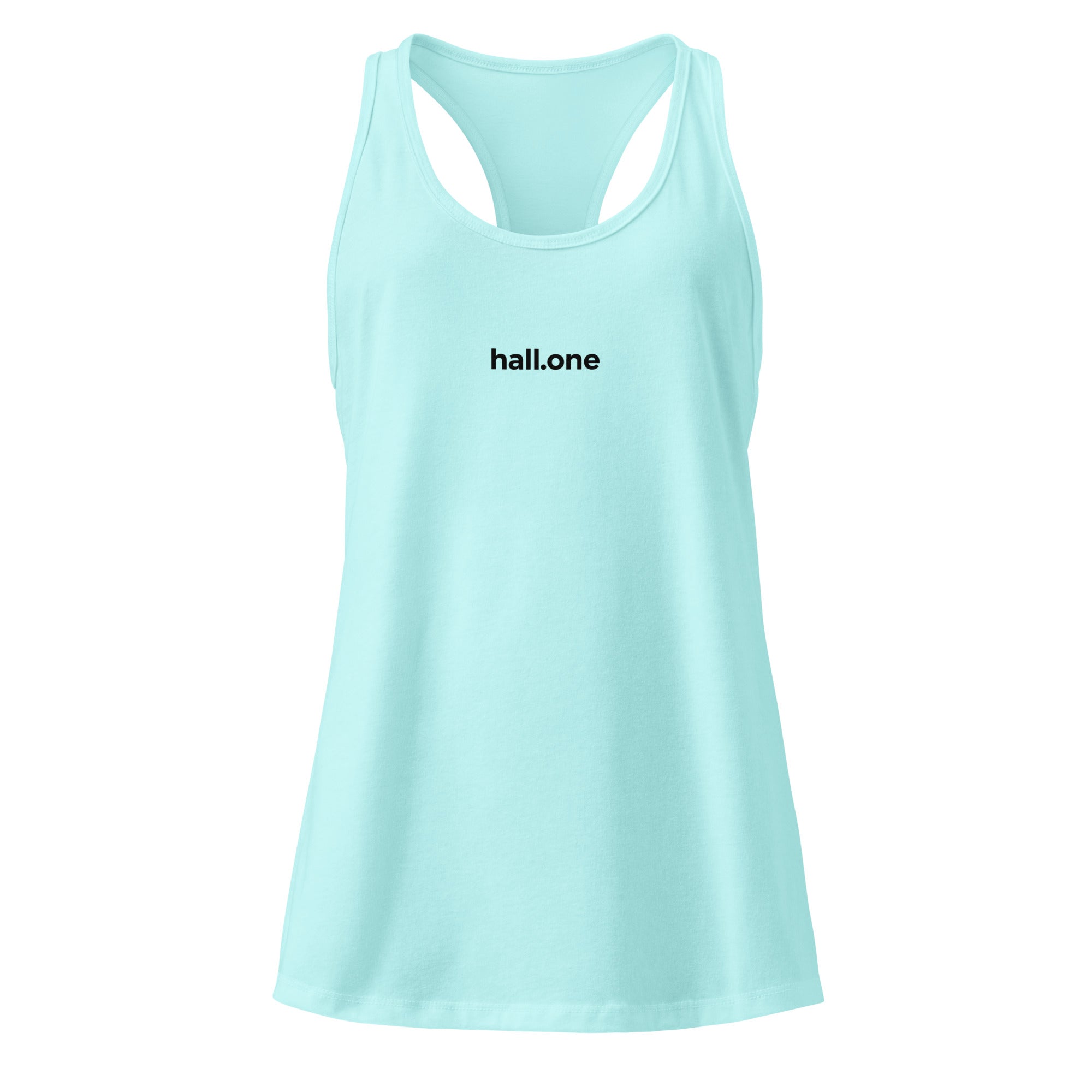 Ideales Racerback-Tanktop für Damen: Tanktop mit Logo - Hall.one