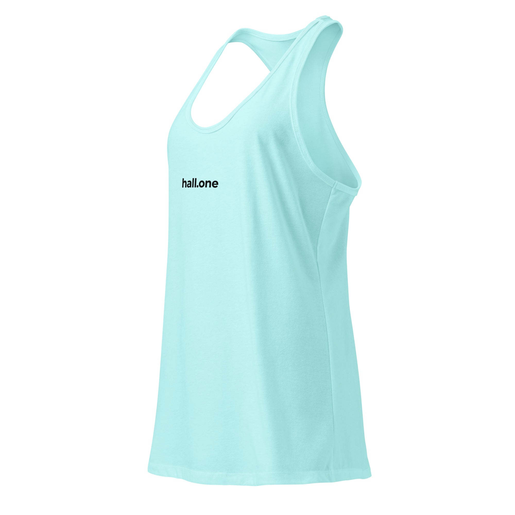 Ideales Racerback-Tanktop für Damen: Tanktop mit Logo - Hall.one